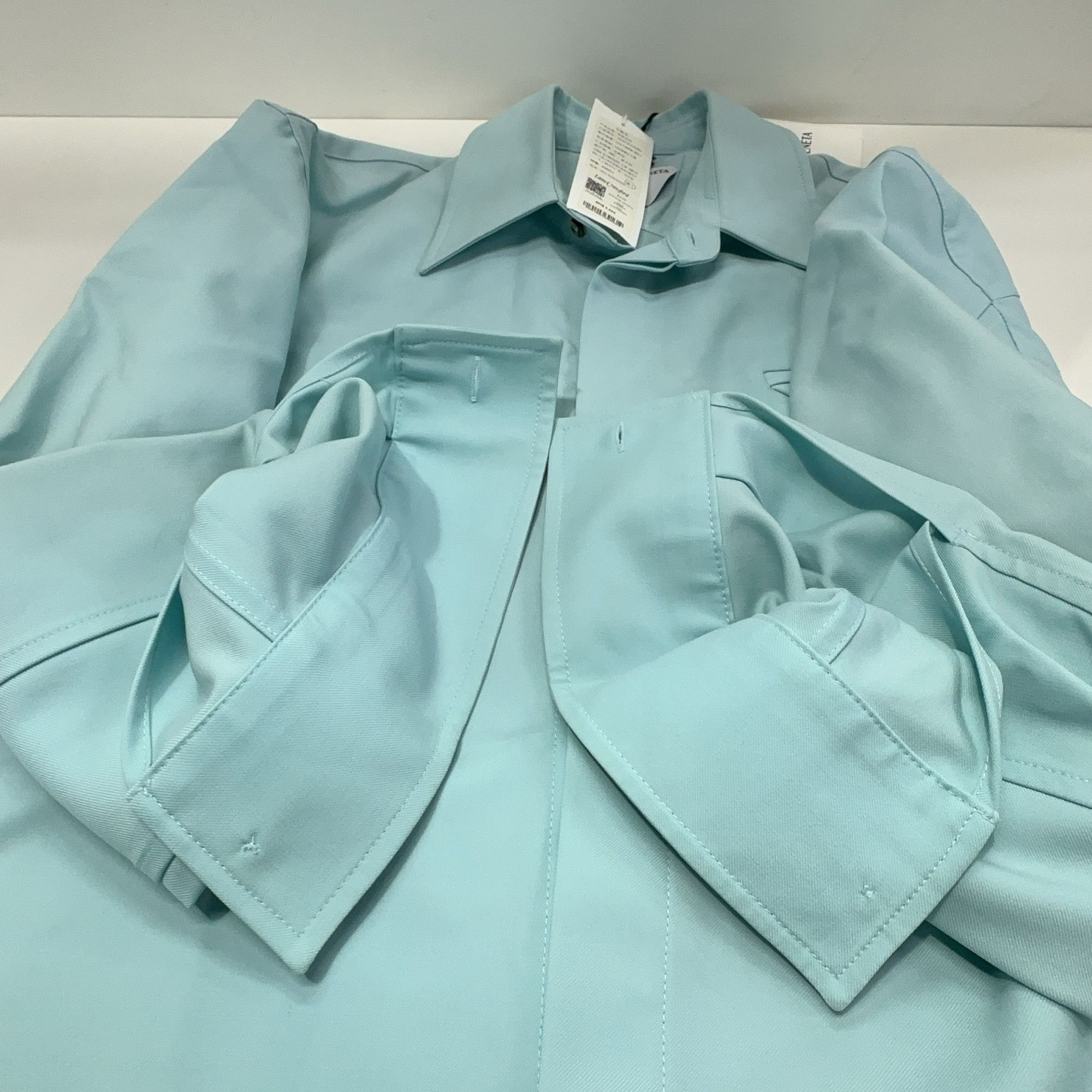 Bottega Veneta Bottega Veneta Wool Button Up Shirt Size 46 Size US S / EU 44-46 / 1 - 7 Thumbnail