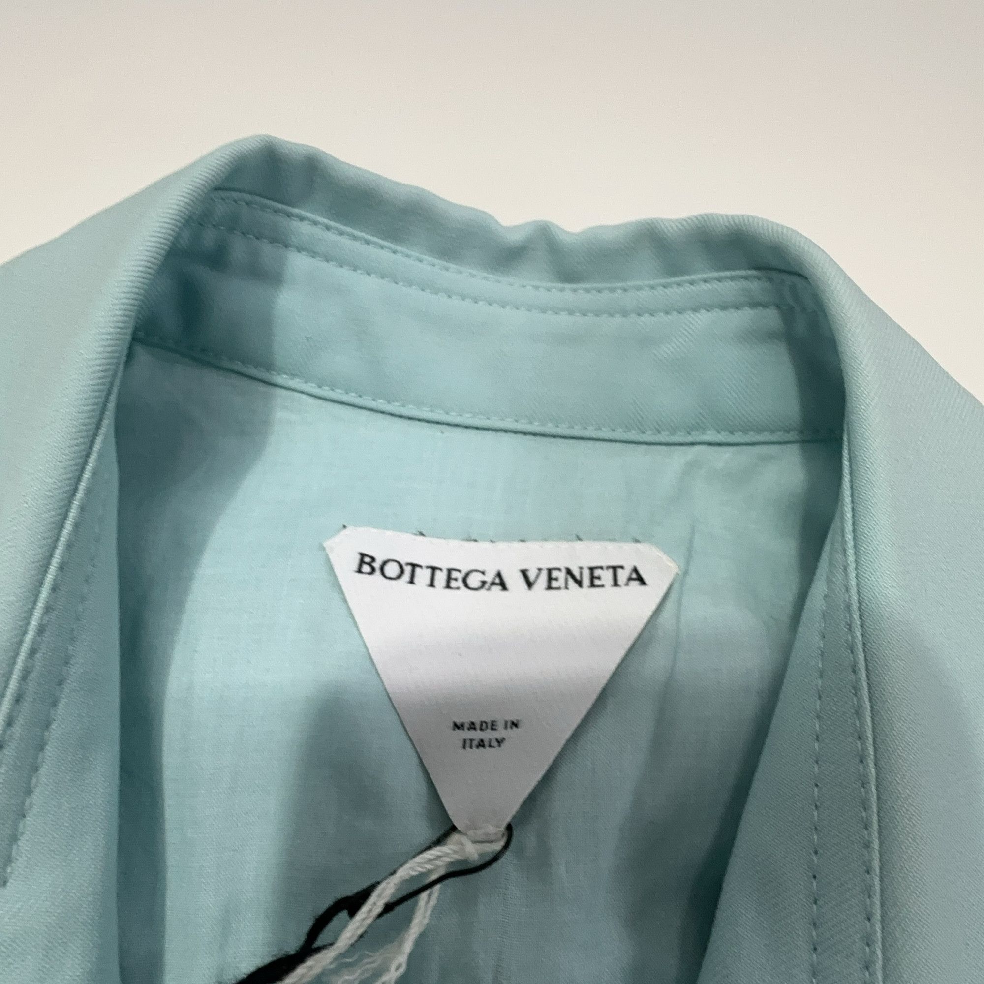 Bottega Veneta Bottega Veneta Wool Button Up Shirt Size 46 Size US S / EU 44-46 / 1 - 4 Thumbnail