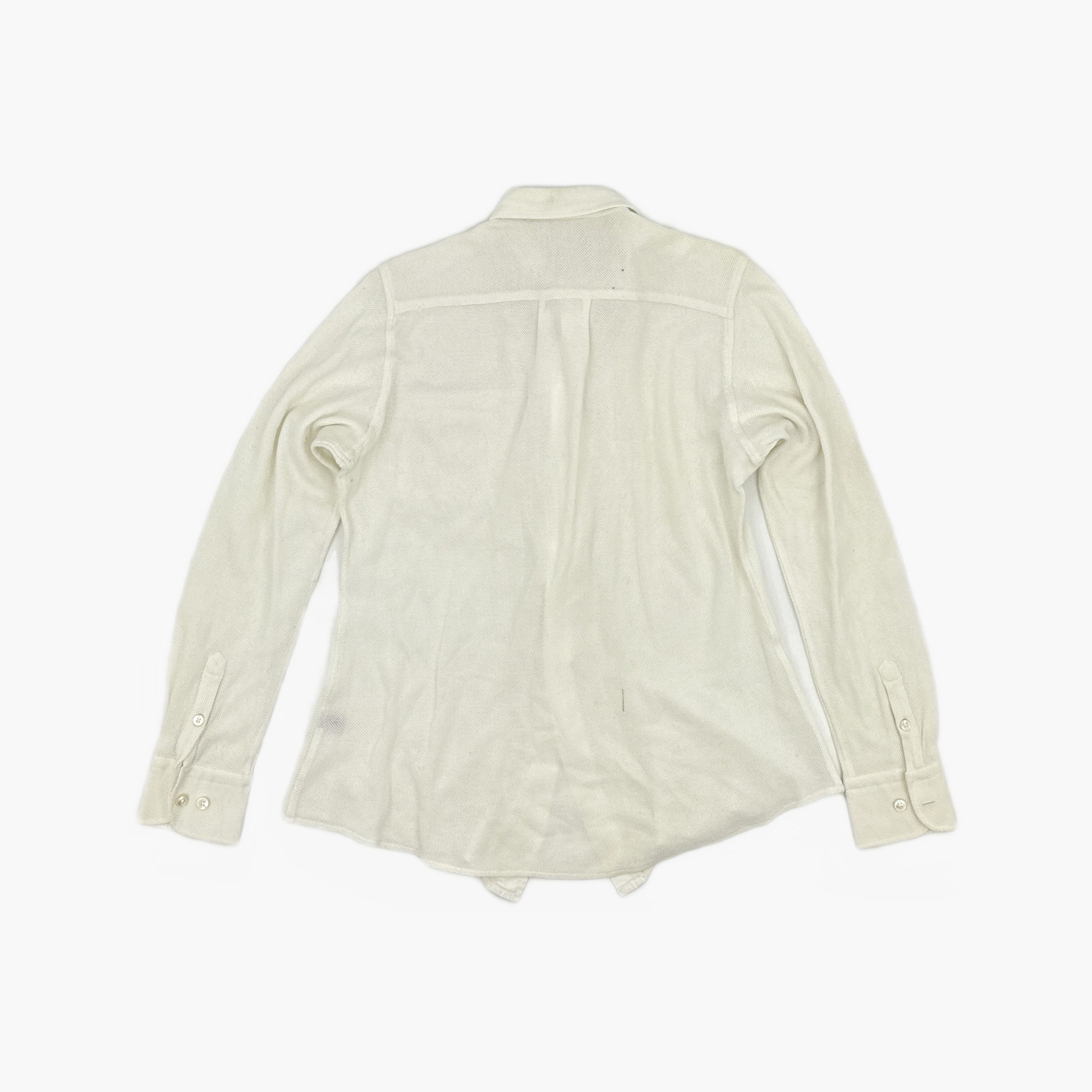 Bottega Veneta Bottega Veneta Mesh Button Up Shirt Size M Size US M / EU 48-50 / 2 - 2 Thumbnail