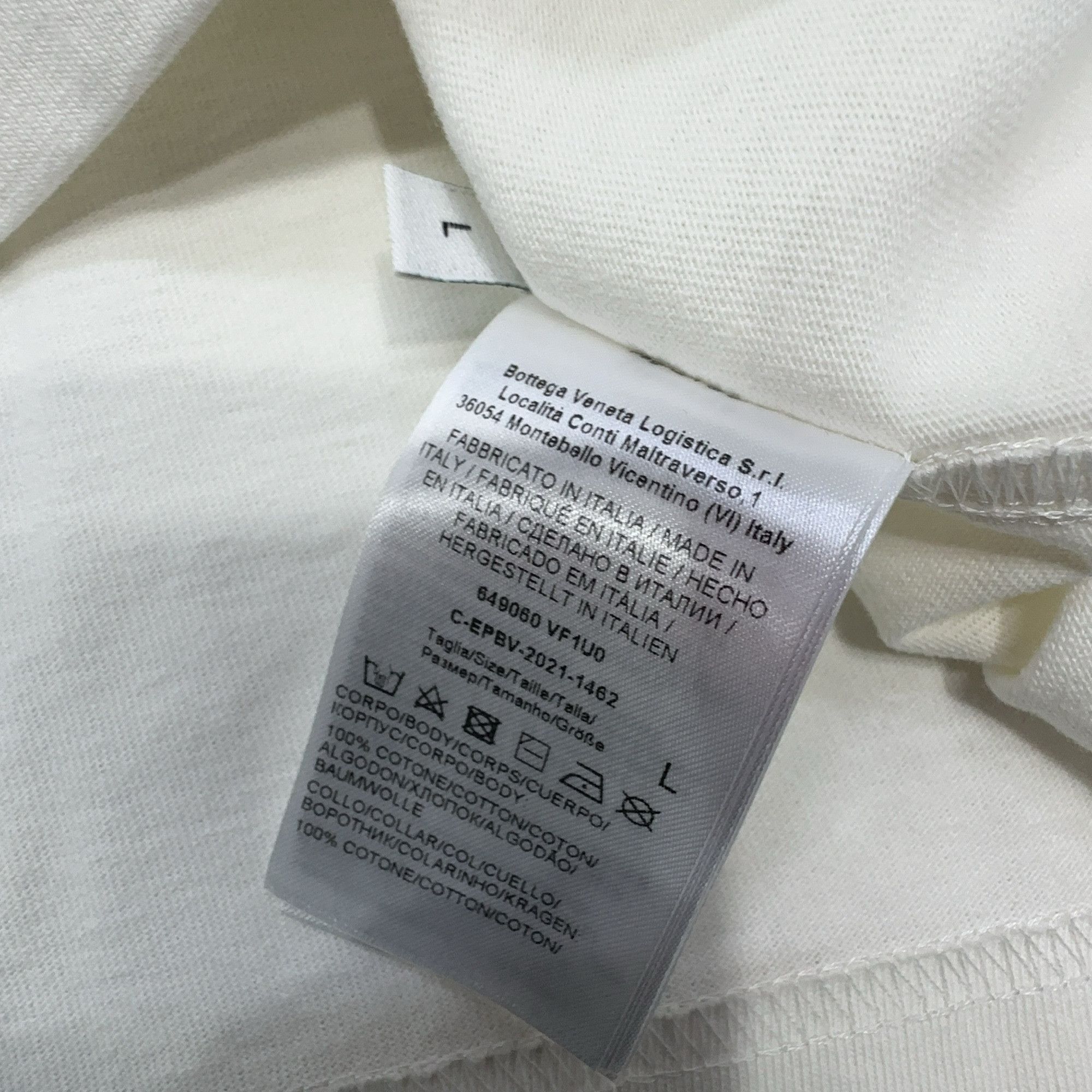 Bottega Veneta Bottega Veneta White T-Shirt Size L Size L / US 10 / IT 46 - 5 Thumbnail
