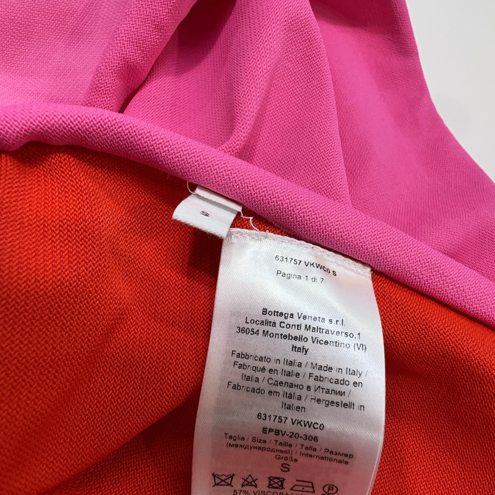 Bottega Veneta Bottega Veneta Colorblock Midi Dress Size S Size S / US 4 / IT 40 - 6 Thumbnail