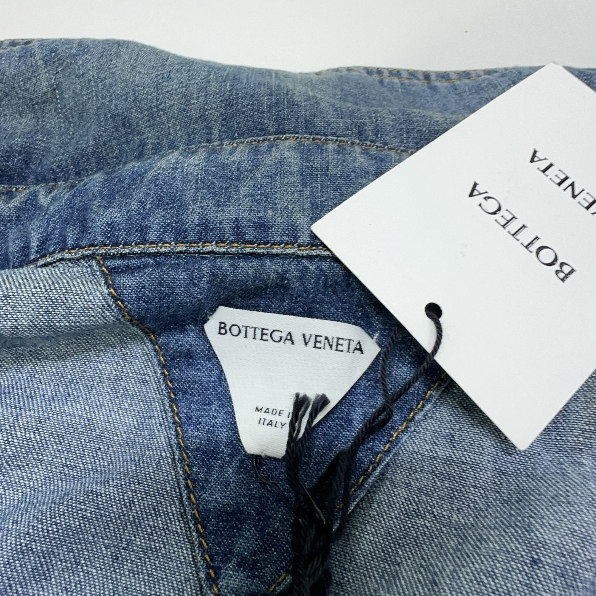 Bottega Veneta Bottega Veneta Washed Denim Button Up Shirt Size 36 Size XS / US 0-2 / IT 36-38 - 5 Thumbnail