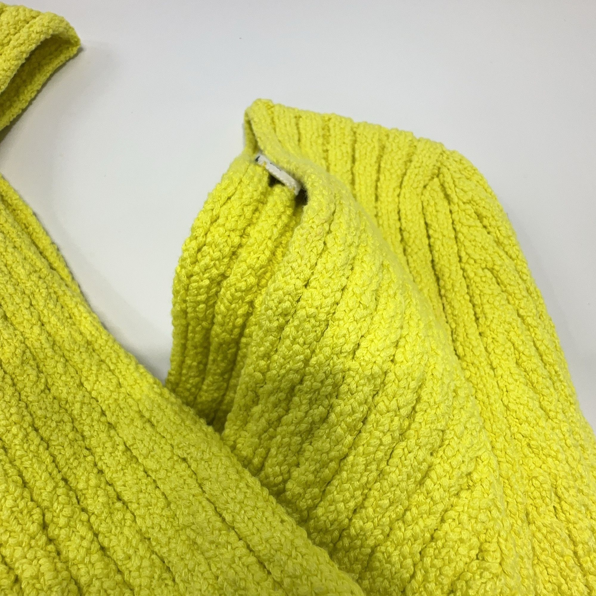 Bottega Veneta Bottega Veneta Yellow Wrap Knit Sweater Size 36 Size XS / US 0-2 / IT 36-38 - 5 Thumbnail