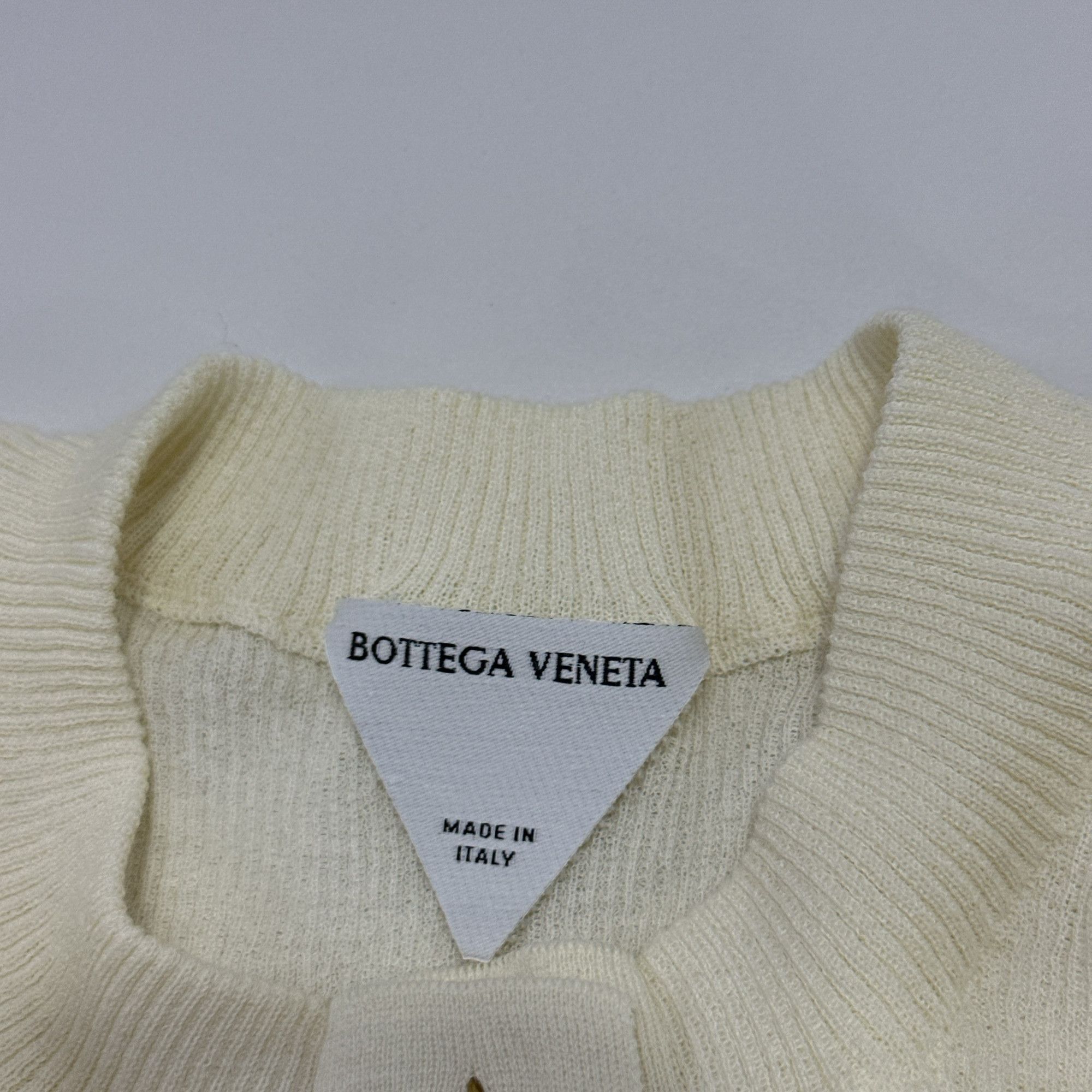 Bottega Veneta Bottega Veneta Ribbed Knit Henley Sweater Size S Size S / US 4 / IT 40 - 5 Thumbnail