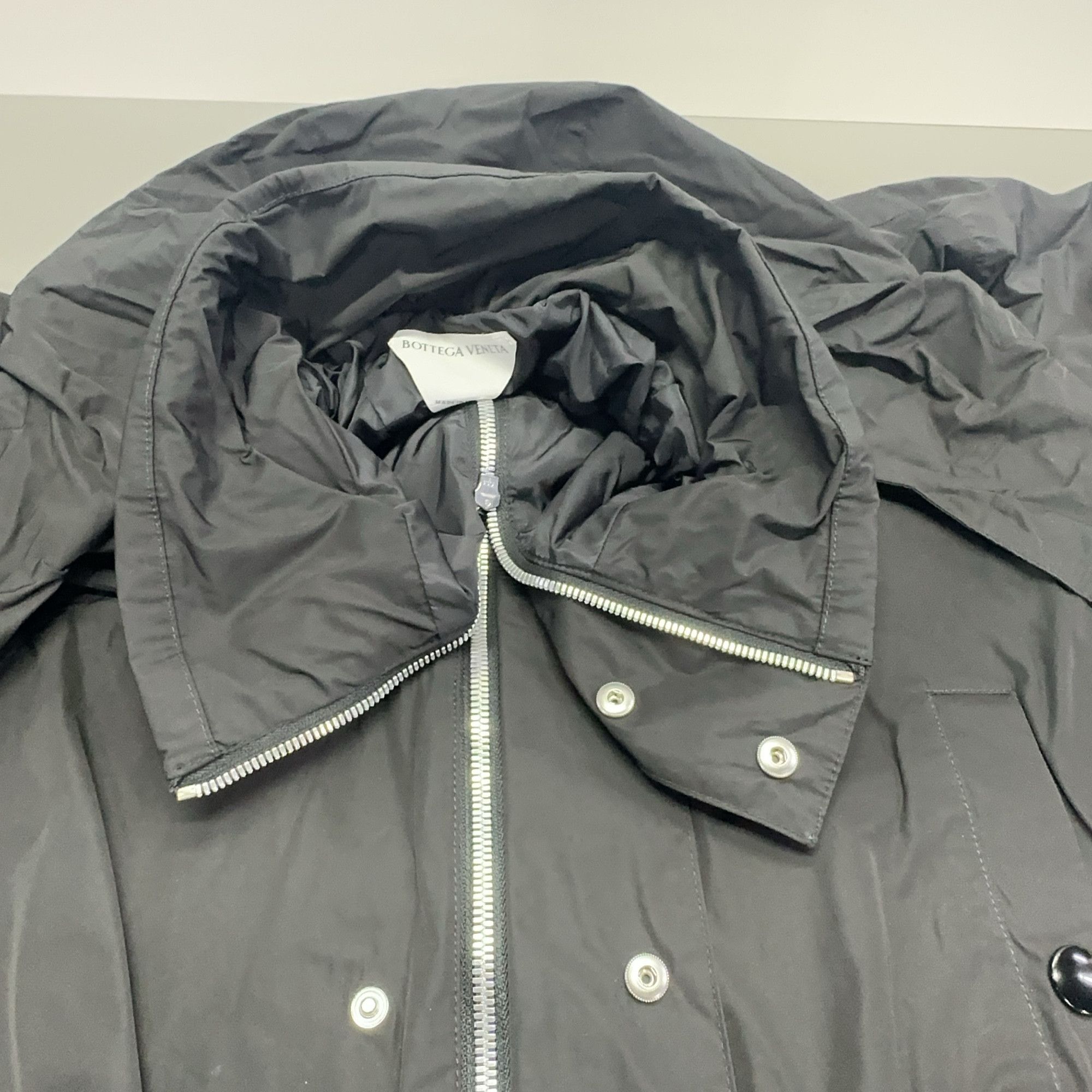 Bottega Veneta Bottega Veneta Black Hooded Light Jacket Size 46 Size US S / EU 44-46 / 1 - 9 Thumbnail