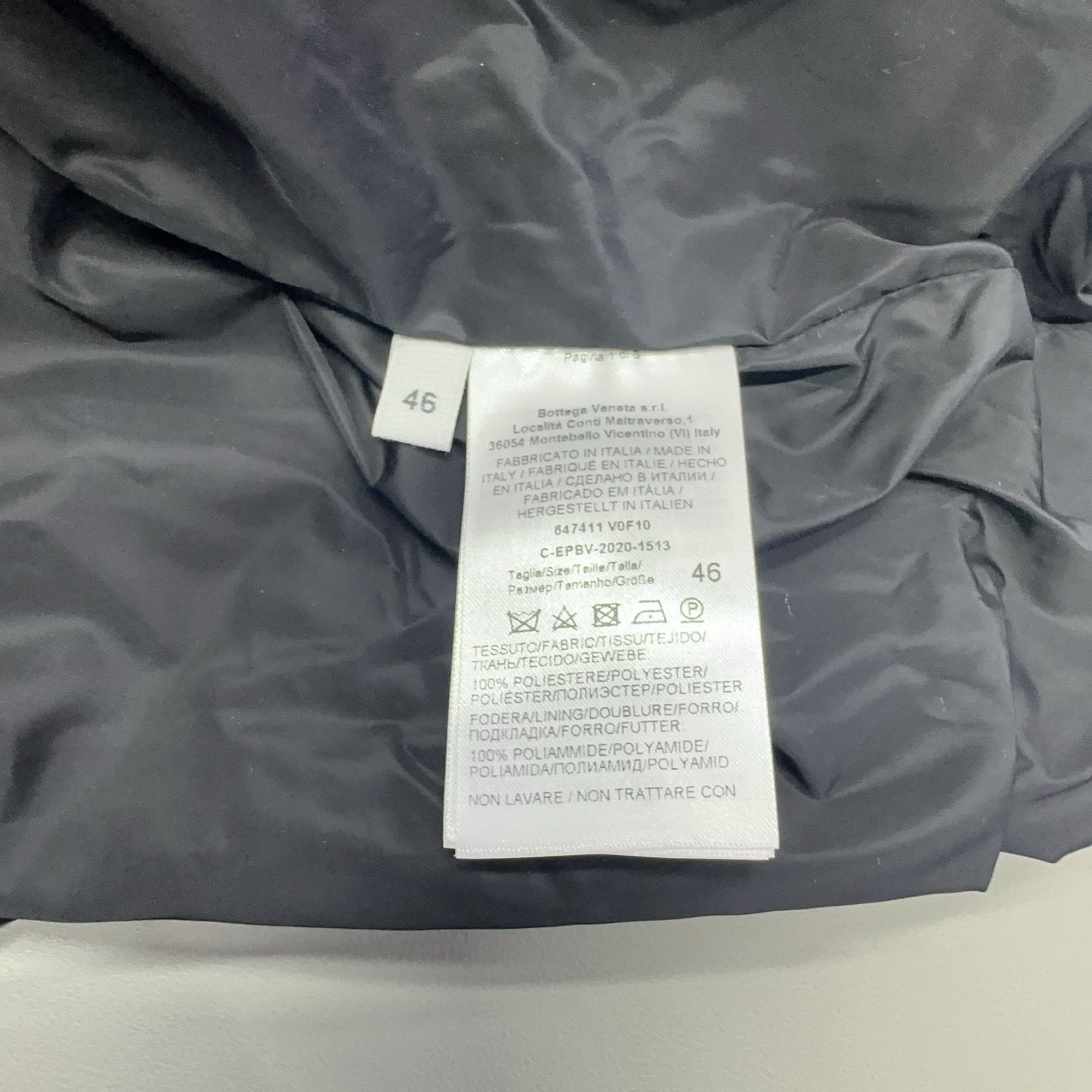 Bottega Veneta Bottega Veneta Black Hooded Light Jacket Size 46 Size US S / EU 44-46 / 1 - 5 Thumbnail