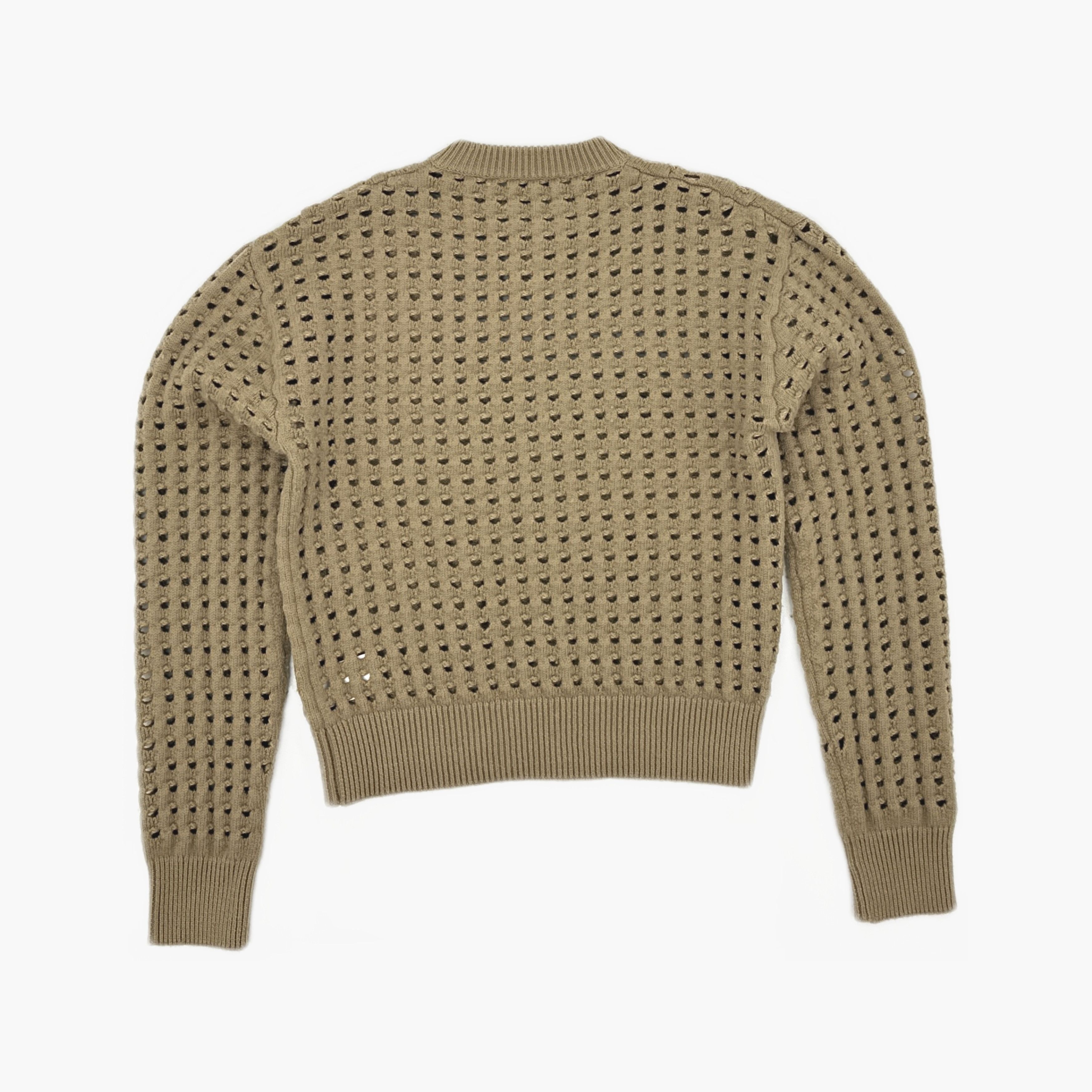 Bottega Veneta Bottega Veneta Openwork V-Neck Sweater Size M Size M / US 6-8 / IT 42-44 - 2 Thumbnail
