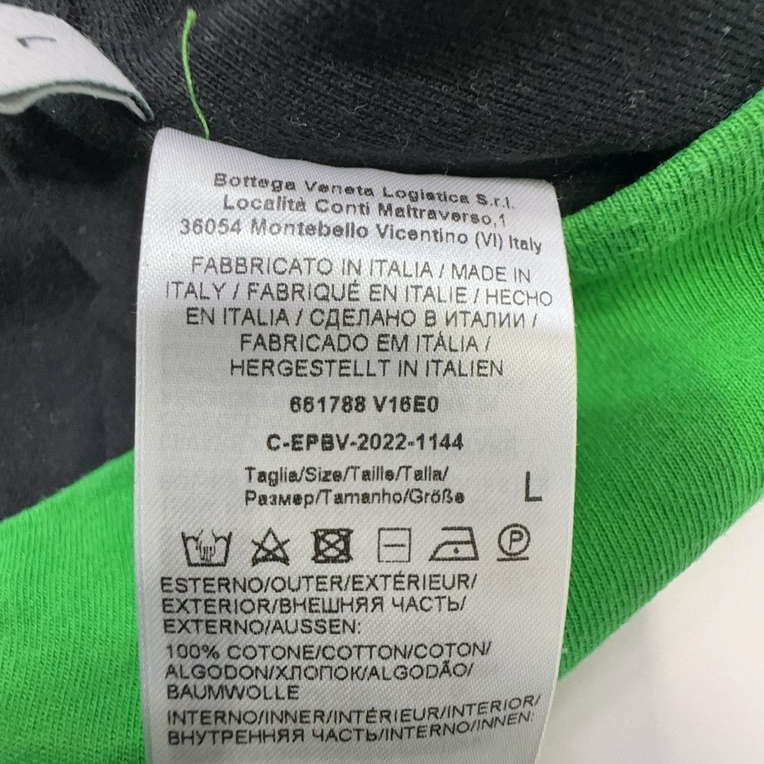 Bottega Veneta Bottega Veneta Green Cotton T-Shirt Size L Size US L / EU 52-54 / 3 - 3 Thumbnail