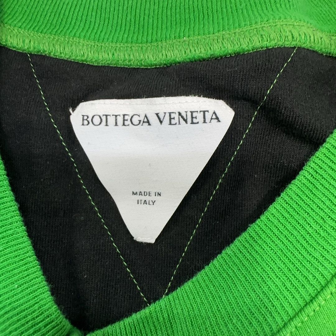 Bottega Veneta Bottega Veneta Green Cotton T-Shirt Size L Size US L / EU 52-54 / 3 - 5 Thumbnail