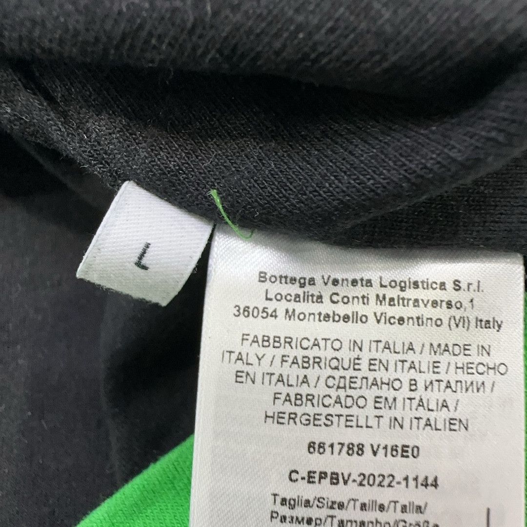 Bottega Veneta Bottega Veneta Green Cotton T-Shirt Size L Size US L / EU 52-54 / 3 - 4 Thumbnail