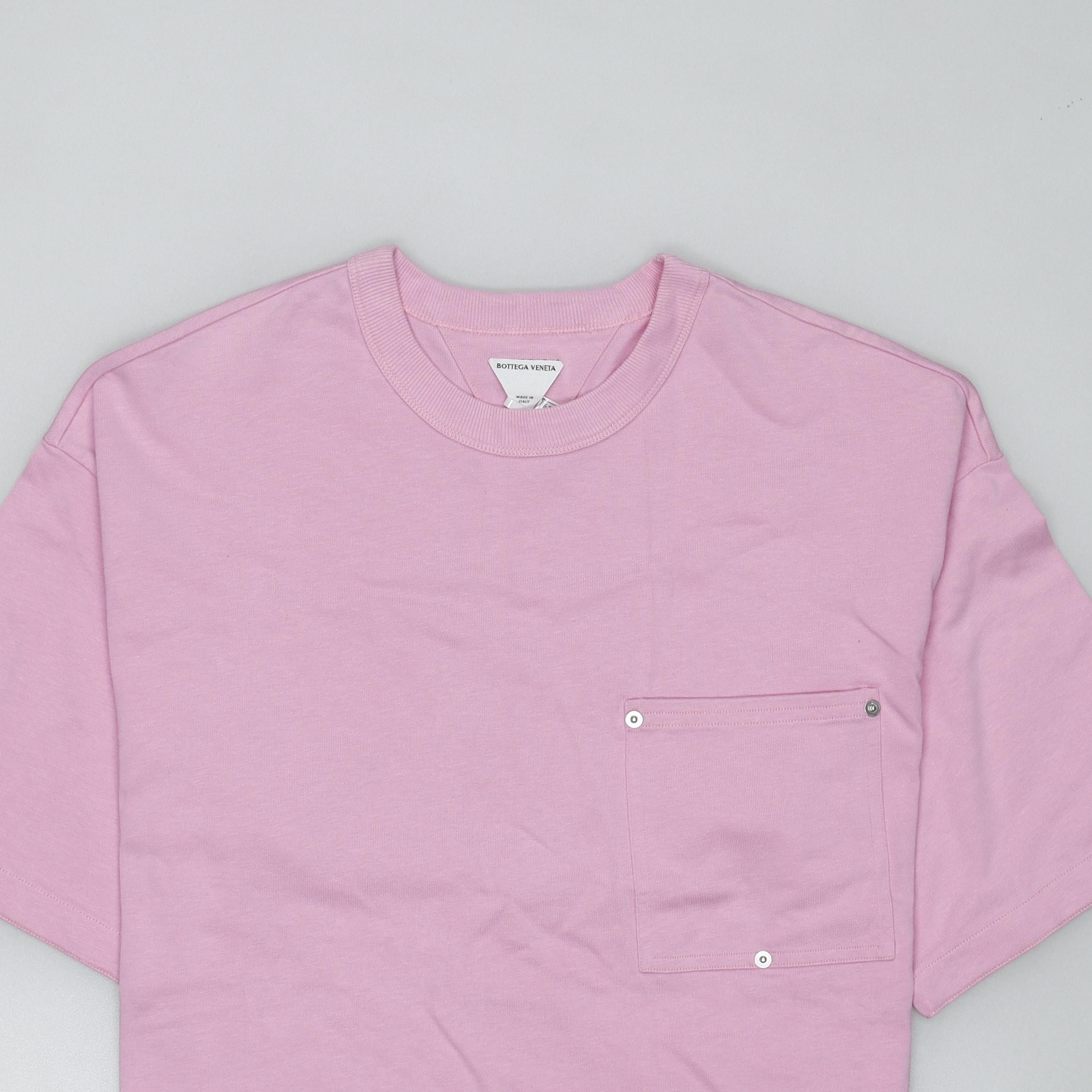 Bottega Veneta Bottega Veneta Pink Pocket T-Shirt Size M Size US M / EU 48-50 / 2 - 3 Thumbnail