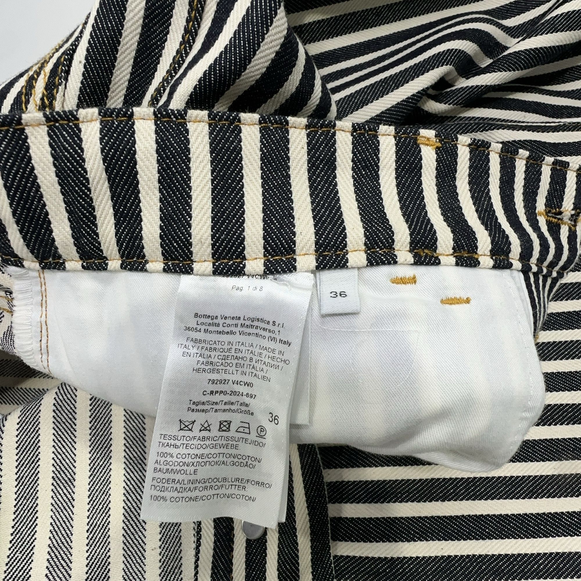 Bottega Veneta Bottega Veneta Striped Pants Size 36 Size 25" / US 0 / IT 36 - 4 Thumbnail