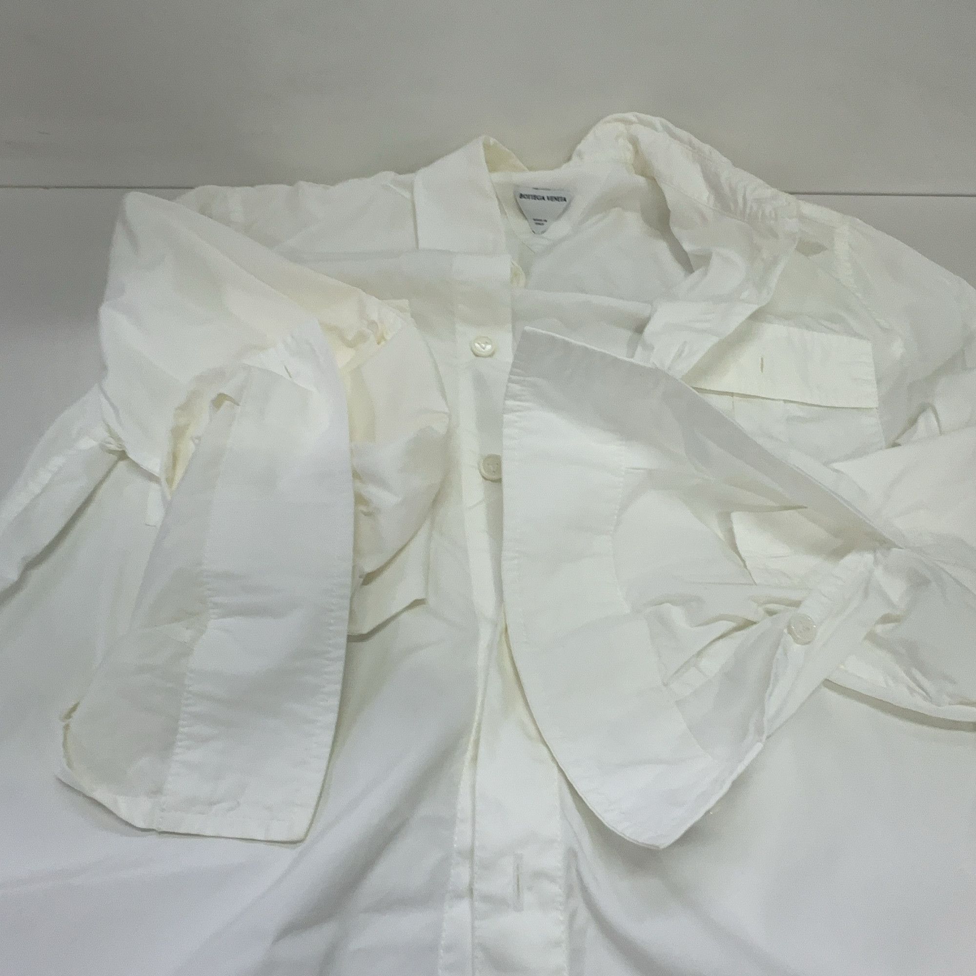 Bottega Veneta Bottega Veneta Cotton Button Up Shirt Size 46 Size US S / EU 44-46 / 1 - 11 Thumbnail