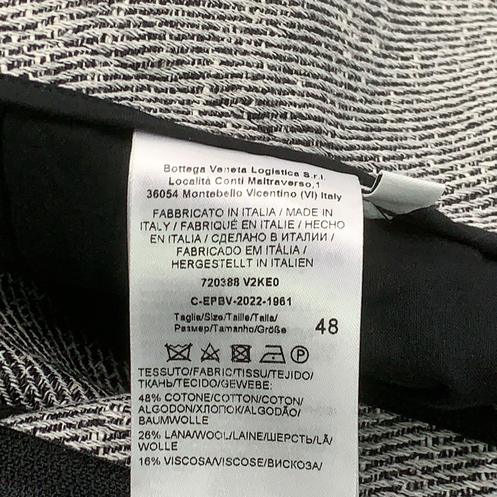 Bottega Veneta Bottega Veneta Herringbone Casual Pants Size 32 Size US 32 / EU 48 - 4 Thumbnail