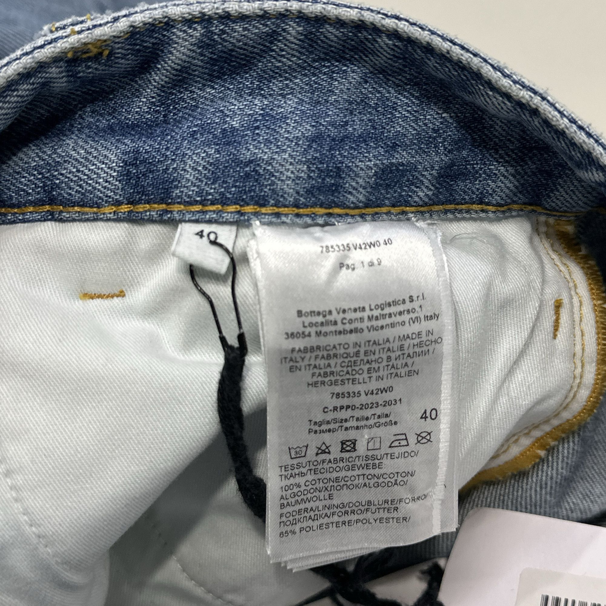 Bottega Veneta Bottega Veneta Vintage Indigo Jeans Size 40 Size 27" / US 4 / IT 40 - 4 Thumbnail