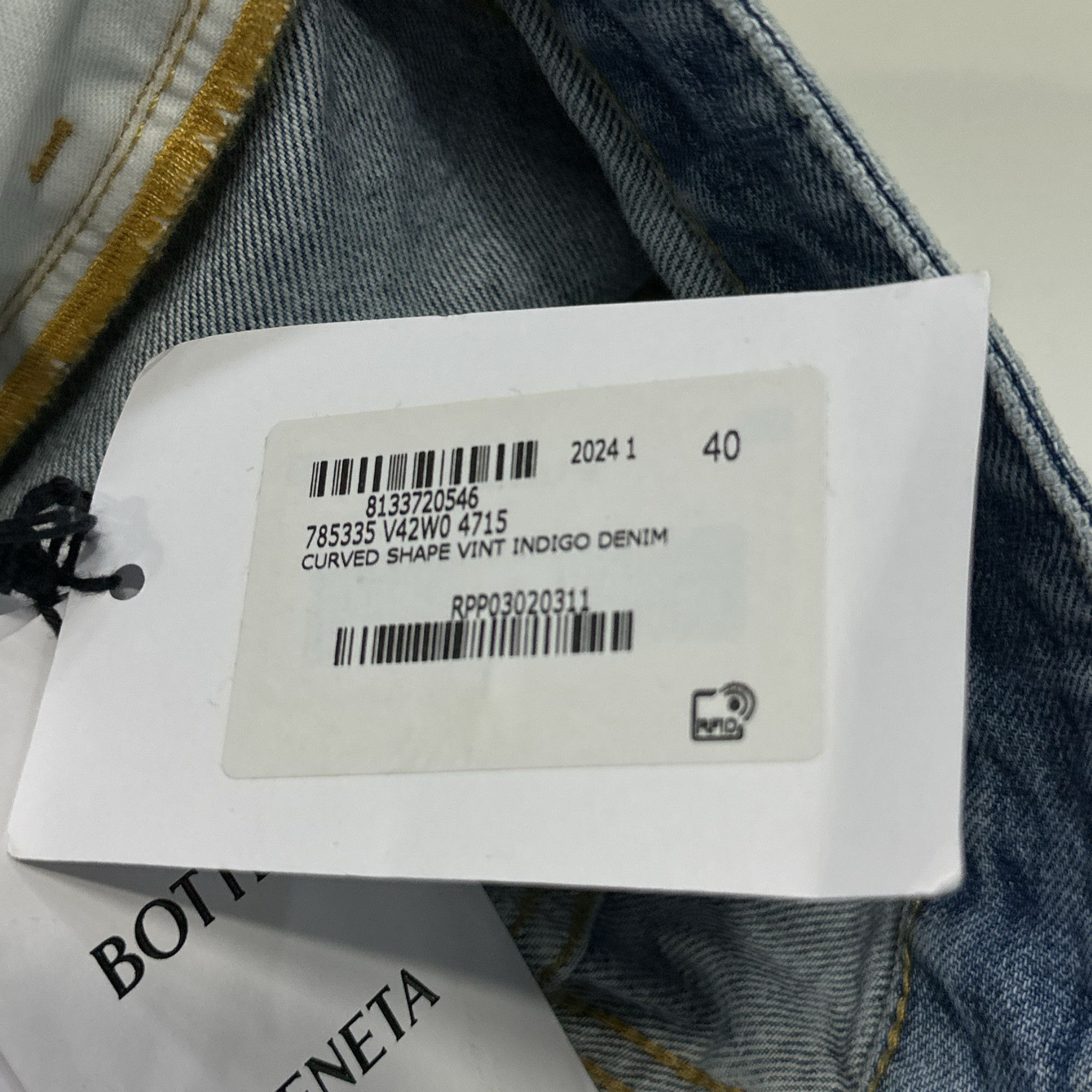 Bottega Veneta Bottega Veneta Vintage Indigo Jeans Size 40 Size 27" / US 4 / IT 40 - 3 Thumbnail