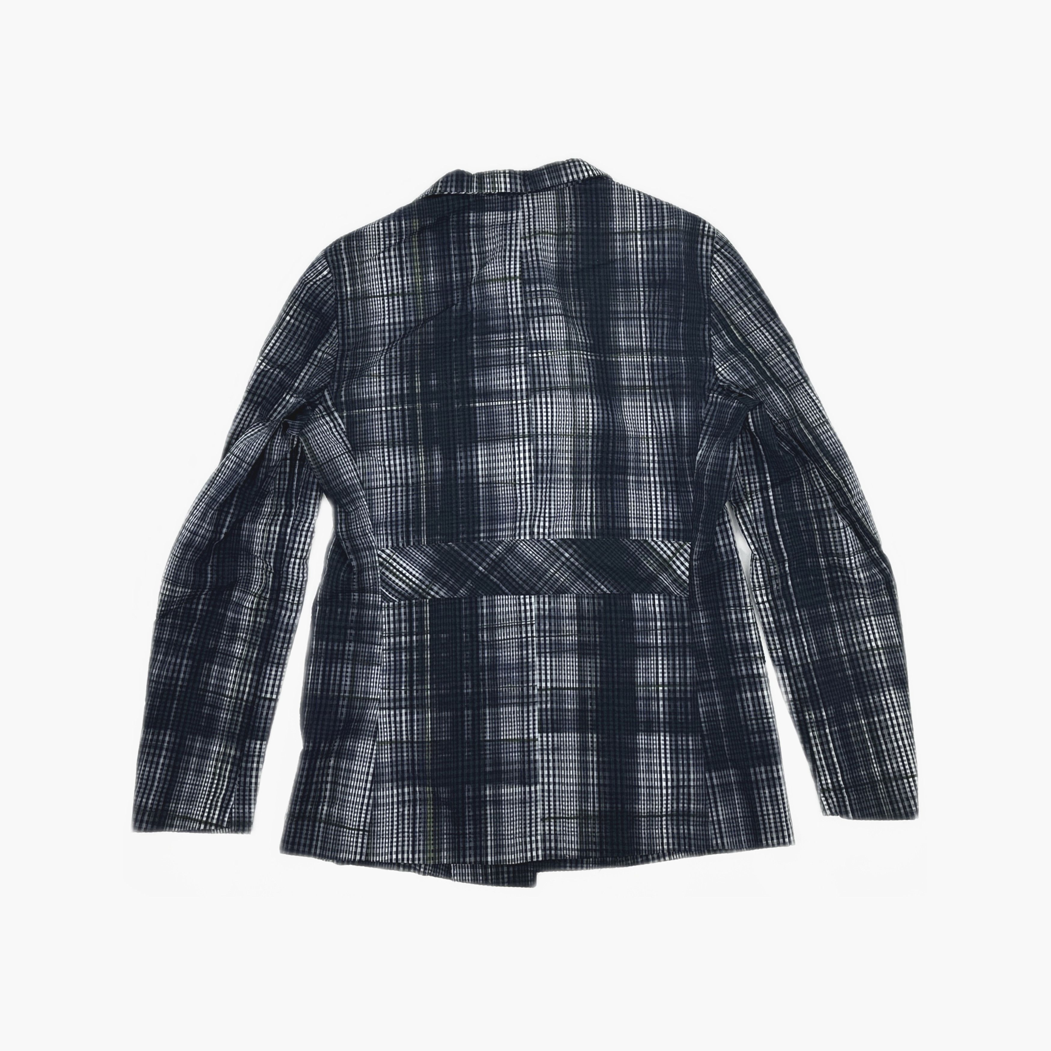 Bottega Veneta Bottega Veneta Plaid Light Jacket Size 48 Size US M / EU 48-50 / 2 - 2 Thumbnail