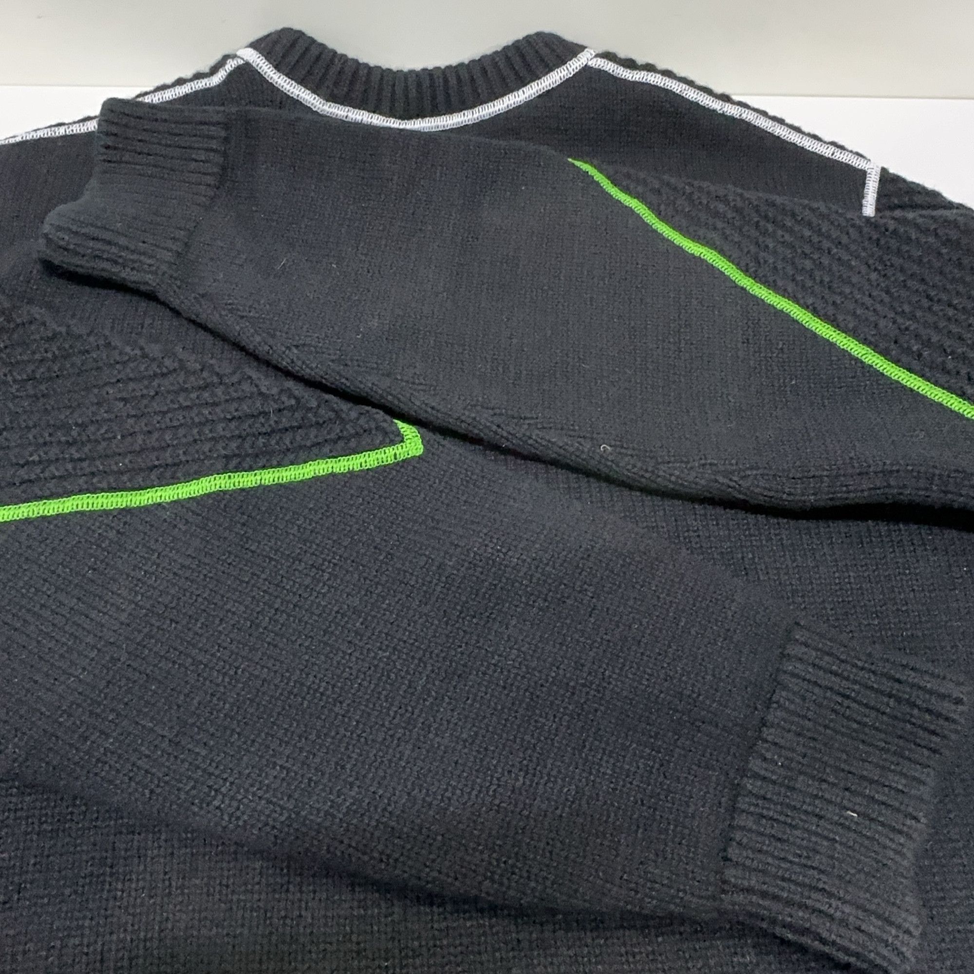 Bottega Veneta Bottega Veneta Contrast Stitch Crewneck Sweater Size S Size US S / EU 44-46 / 1 - 12 Thumbnail