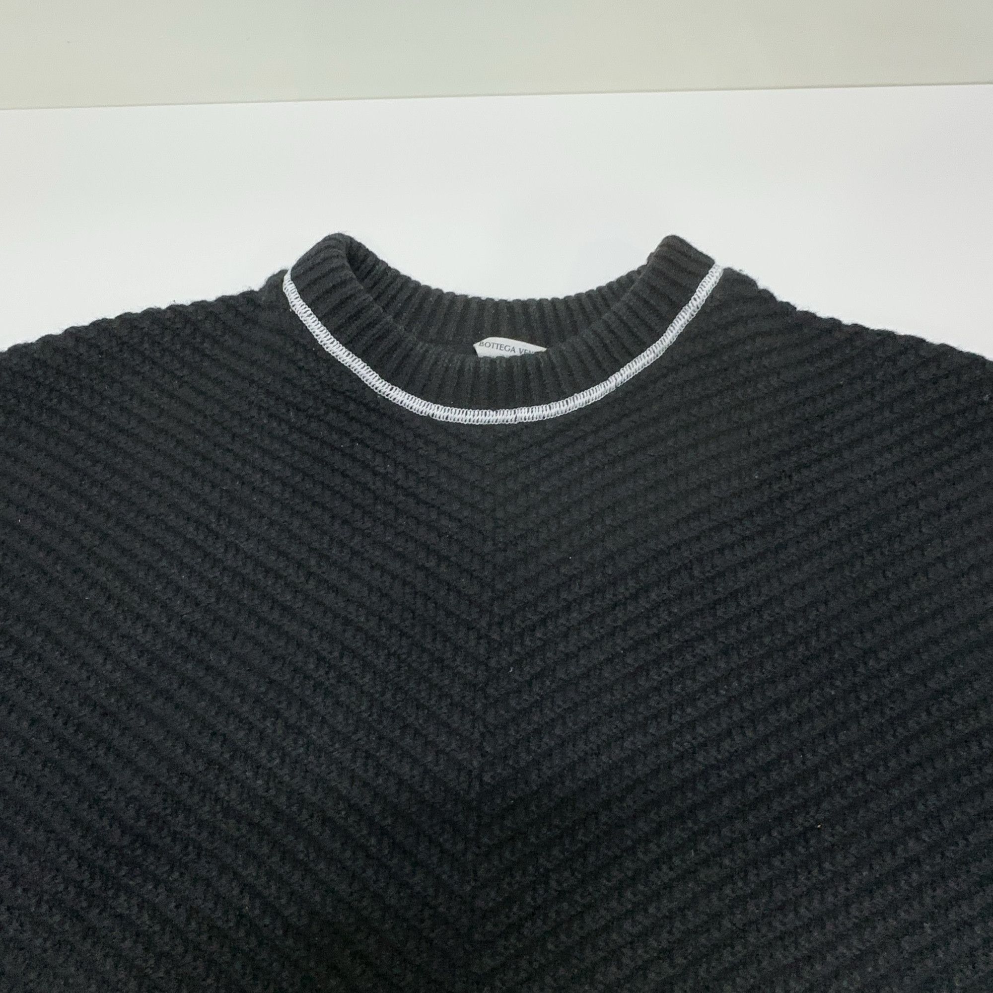 Bottega Veneta Bottega Veneta Contrast Stitch Crewneck Sweater Size S Size US S / EU 44-46 / 1 - 6 Thumbnail