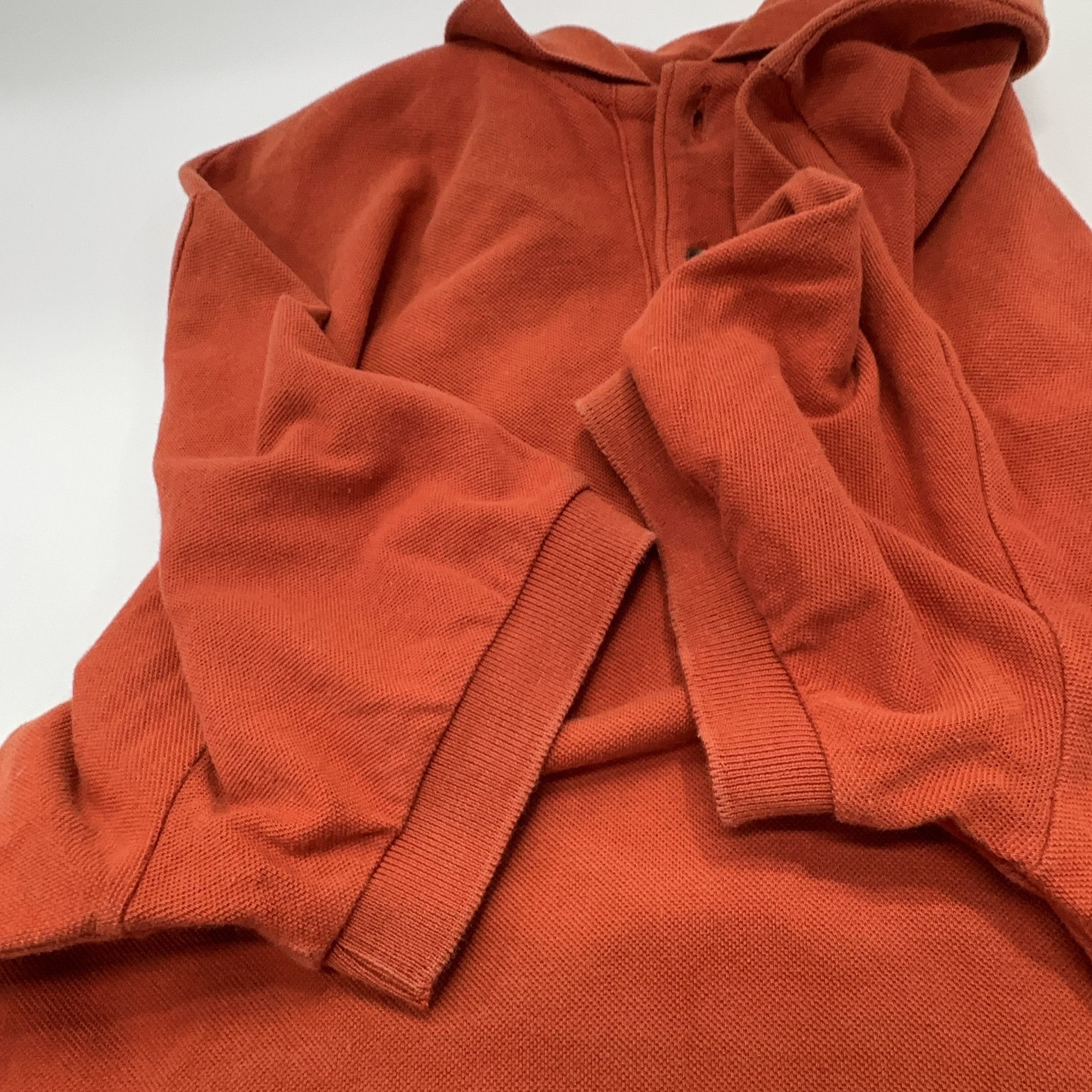 Bottega Veneta Bottega Veneta Orange Polo Shirt Size L Size US L / EU 52-54 / 3 - 11 Thumbnail