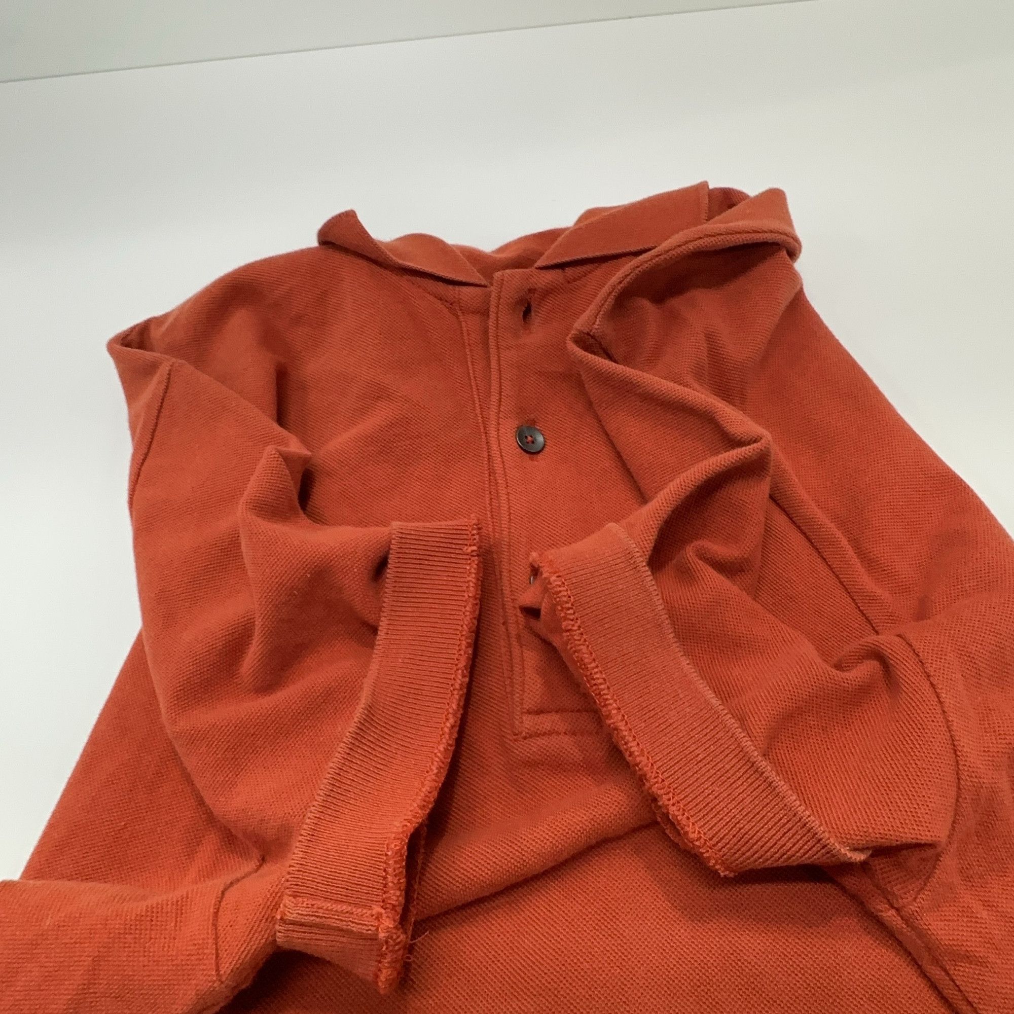 Bottega Veneta Bottega Veneta Orange Polo Shirt Size L Size US L / EU 52-54 / 3 - 10 Thumbnail