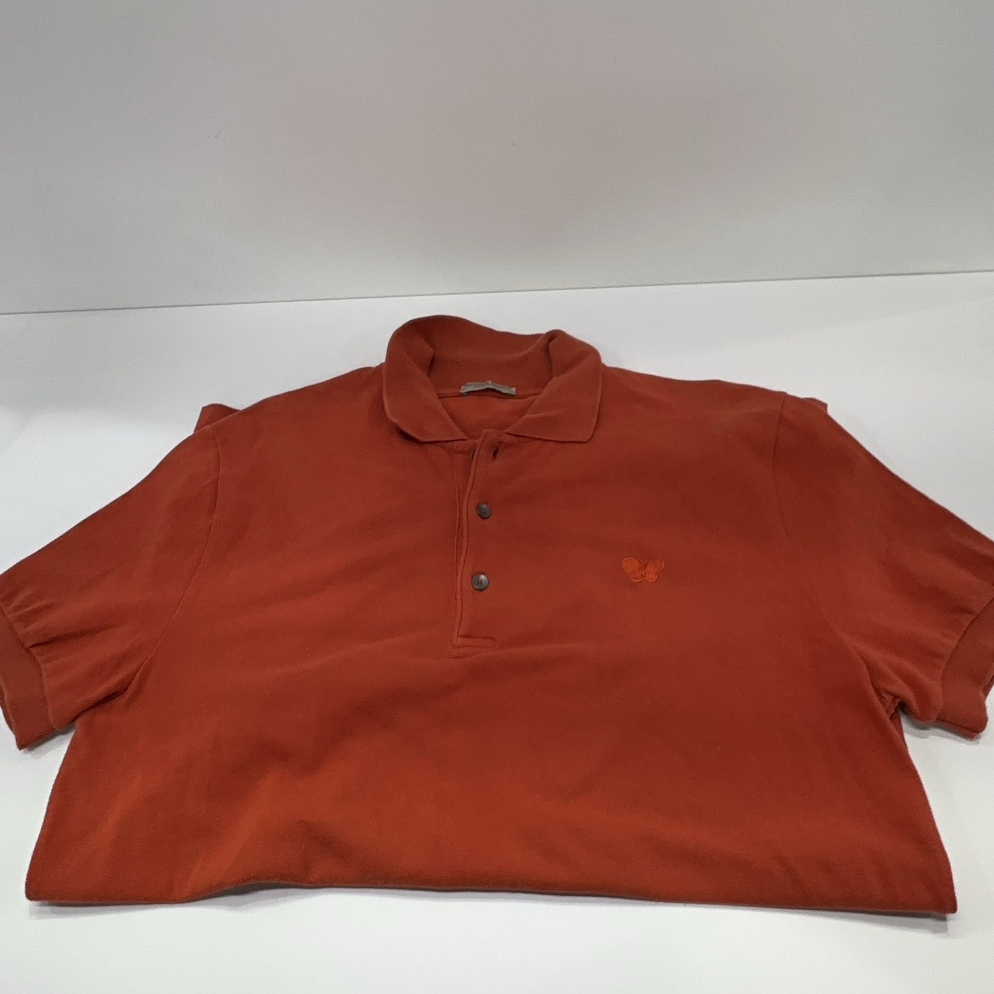 Bottega Veneta Bottega Veneta Orange Polo Shirt Size L Size US L / EU 52-54 / 3 - 7 Thumbnail