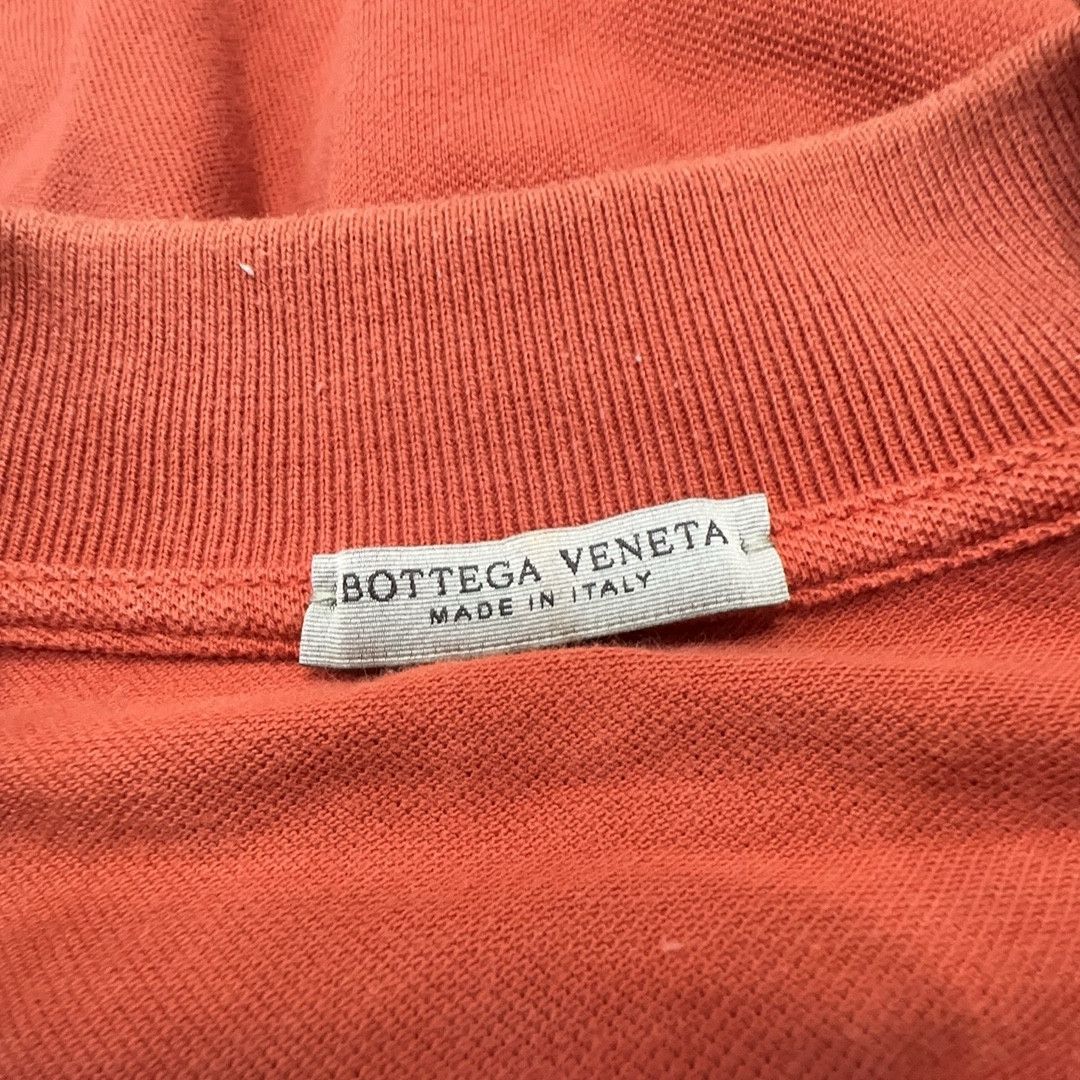 Bottega Veneta Bottega Veneta Orange Polo Shirt Size L Size US L / EU 52-54 / 3 - 3 Thumbnail