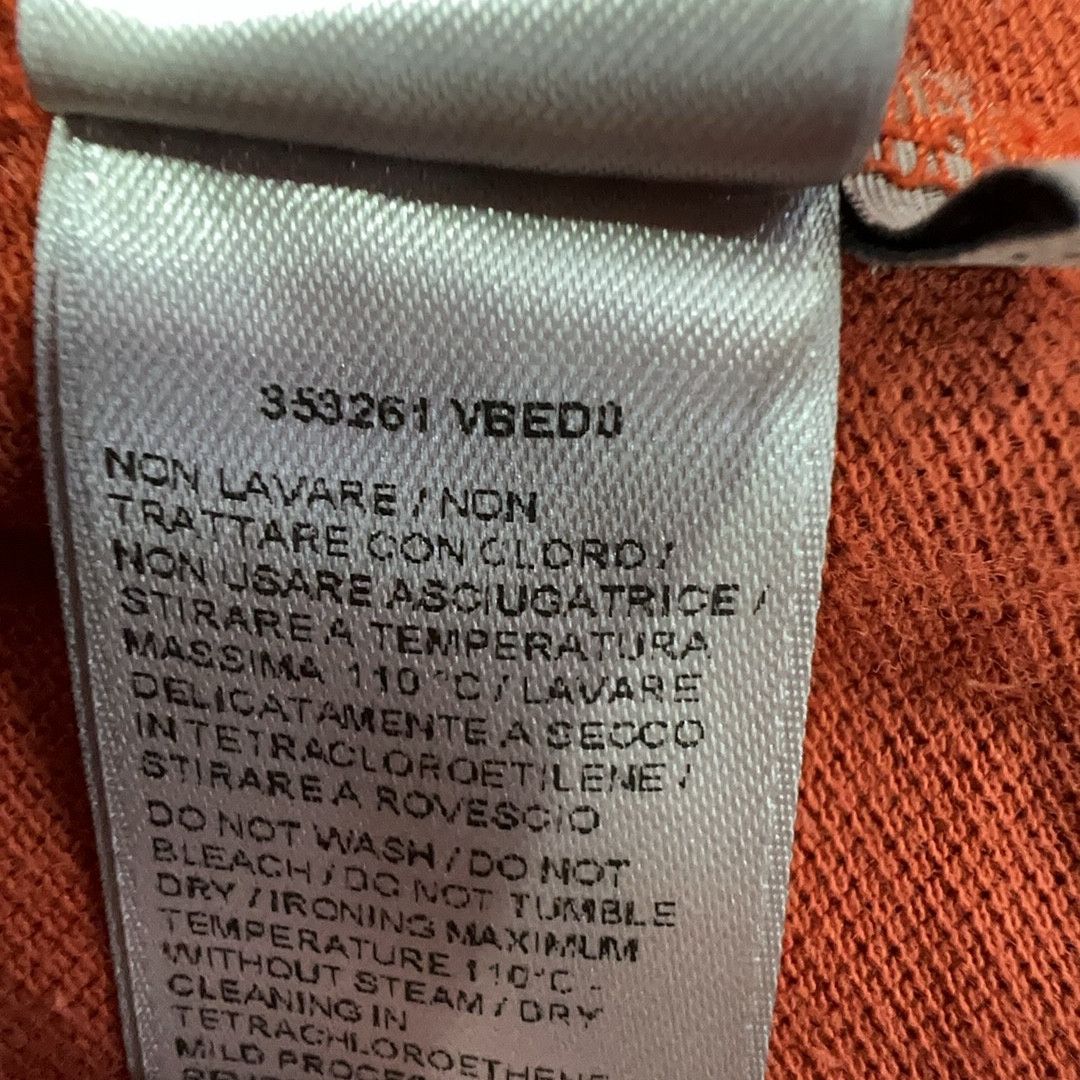 Bottega Veneta Bottega Veneta Orange Polo Shirt Size L Size US L / EU 52-54 / 3 - 5 Thumbnail