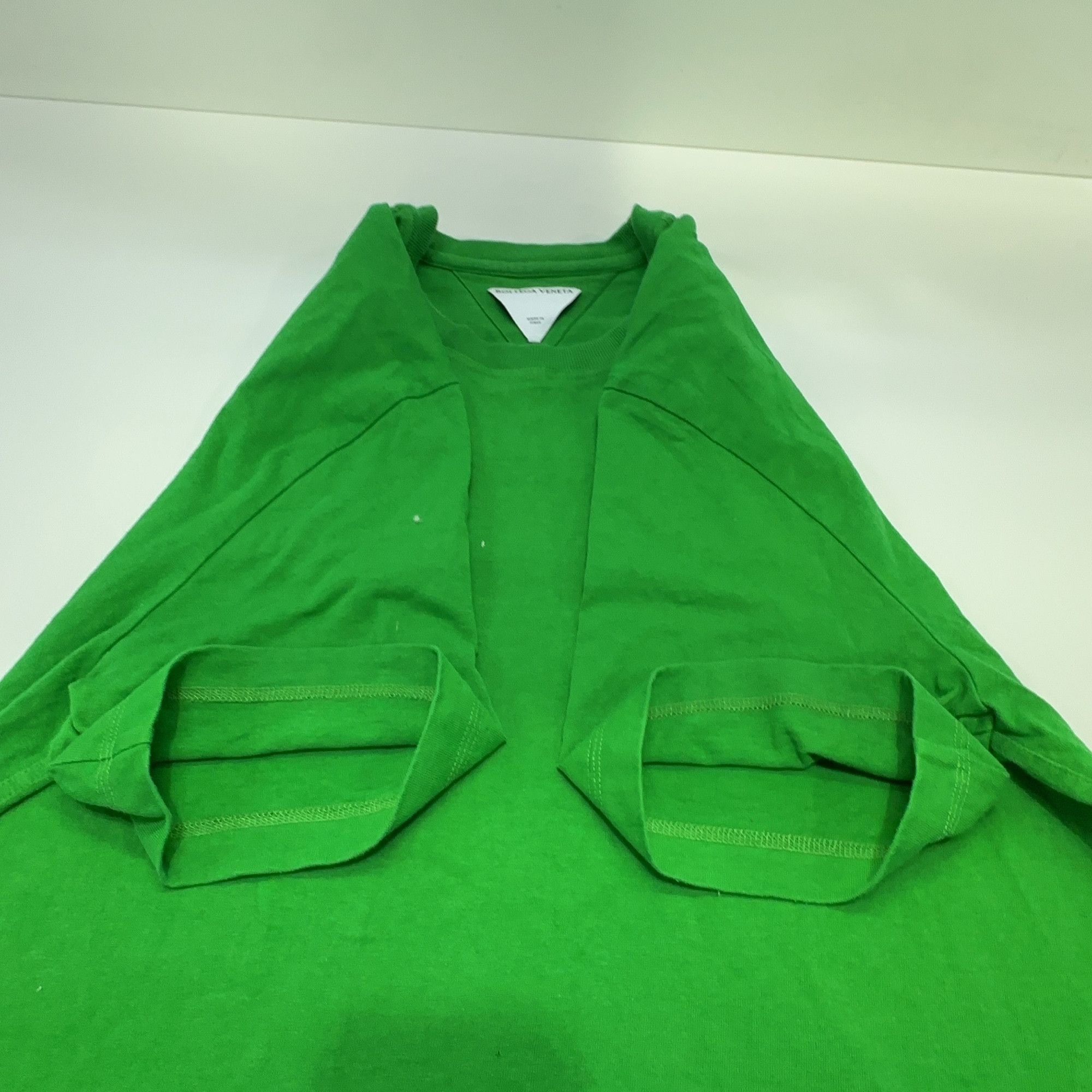 Bottega Veneta Bottega Veneta Green Crewneck T-Shirt Size XL Size US XL / EU 56 / 4 - 7 Thumbnail