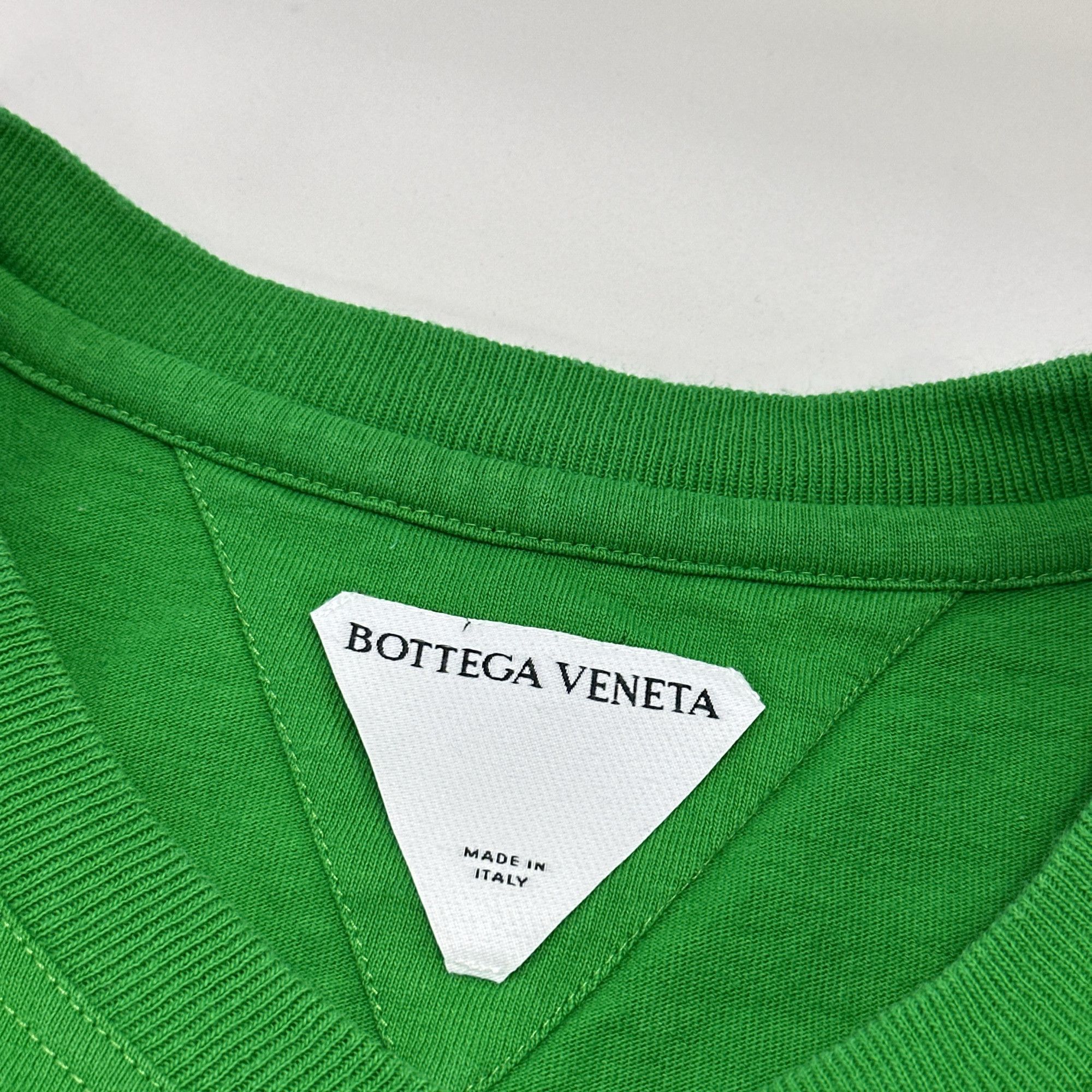 Bottega Veneta Bottega Veneta Green Crewneck T-Shirt Size XL Size US XL / EU 56 / 4 - 3 Thumbnail