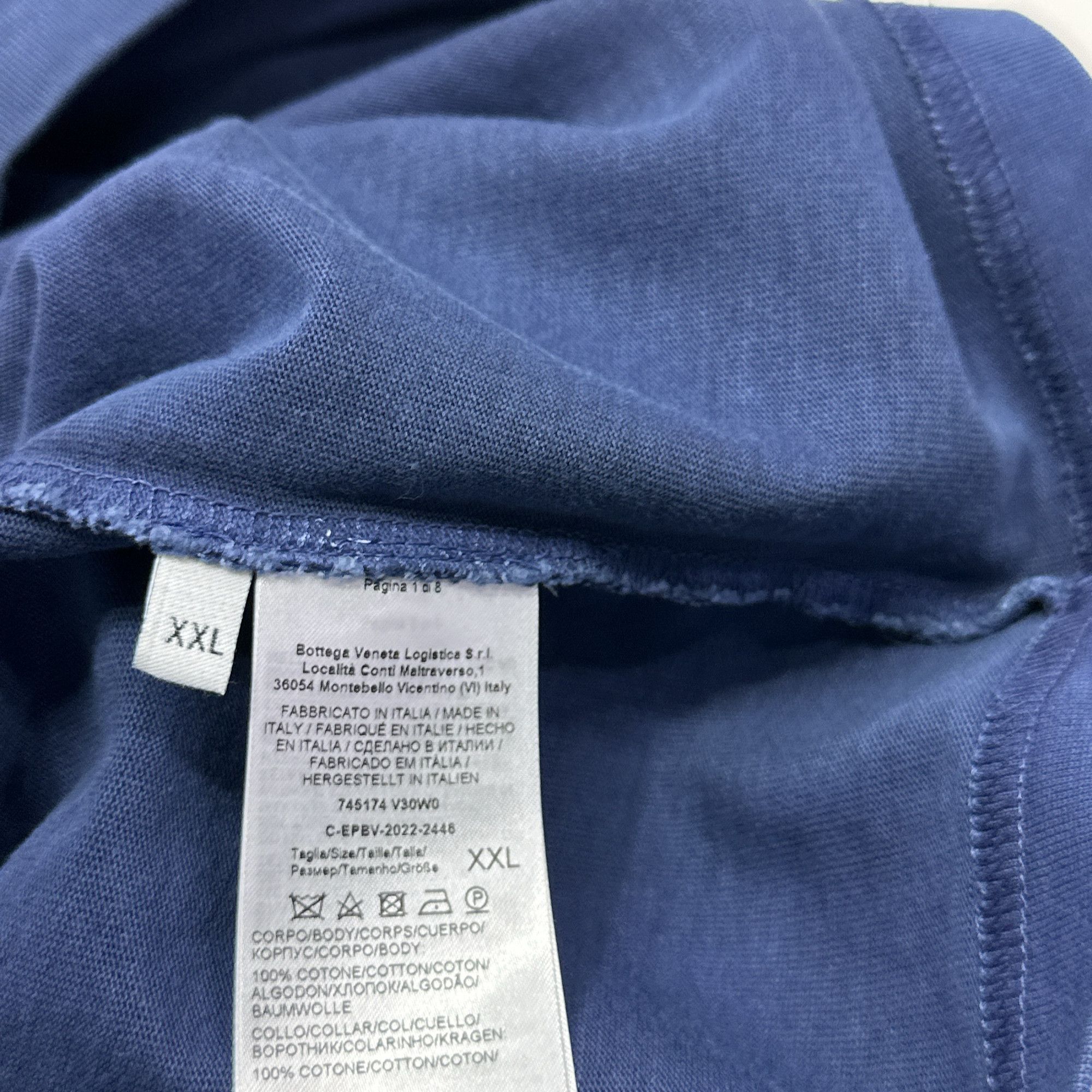 Bottega Veneta Bottega Veneta Cotton Polo Shirt Size XXL Size US XXL / EU 58 / 5 - 4 Thumbnail