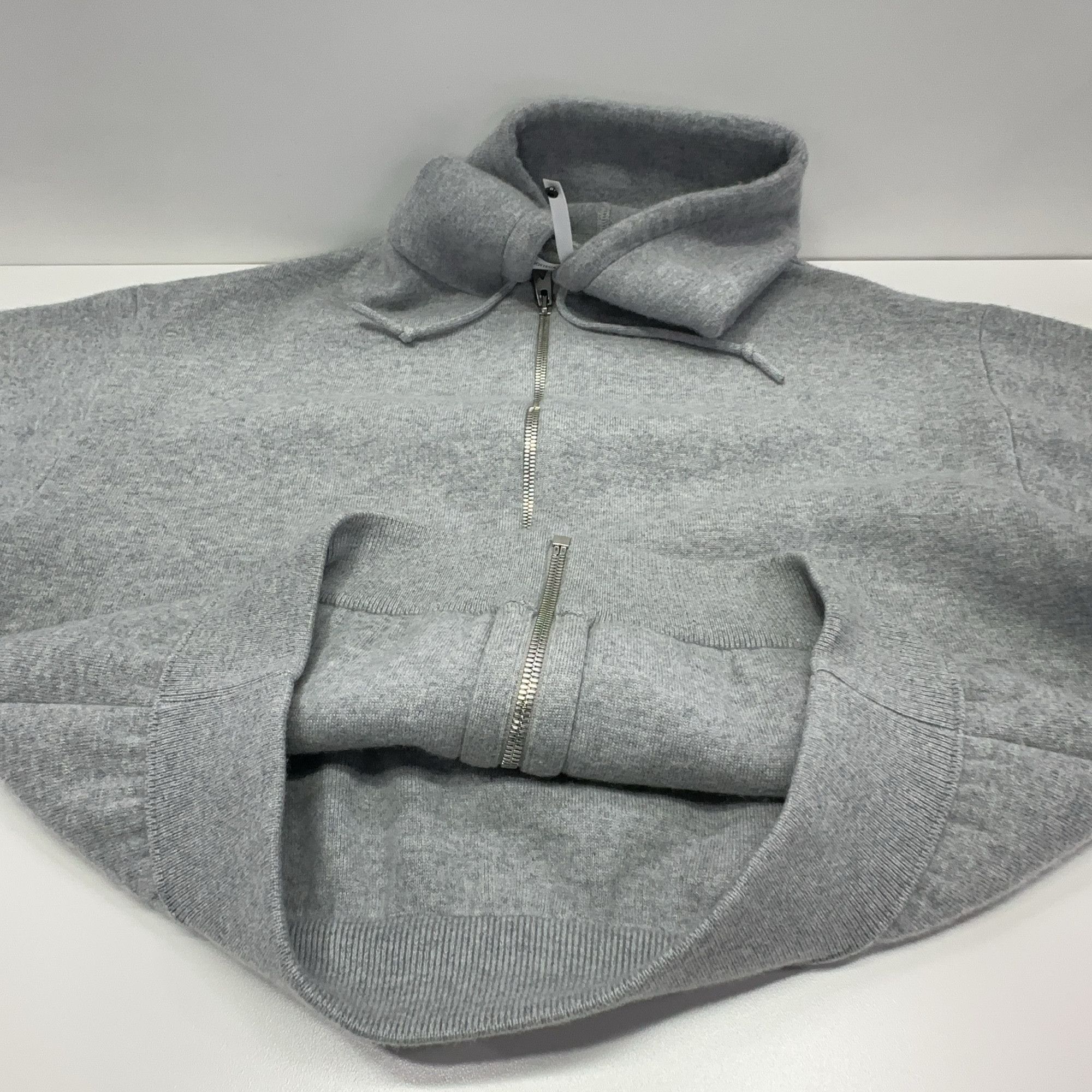 Bottega Veneta Bottega Veneta Cashmere Zip-Up Hoodie Size M Size US M / EU 48-50 / 2 - 10 Thumbnail