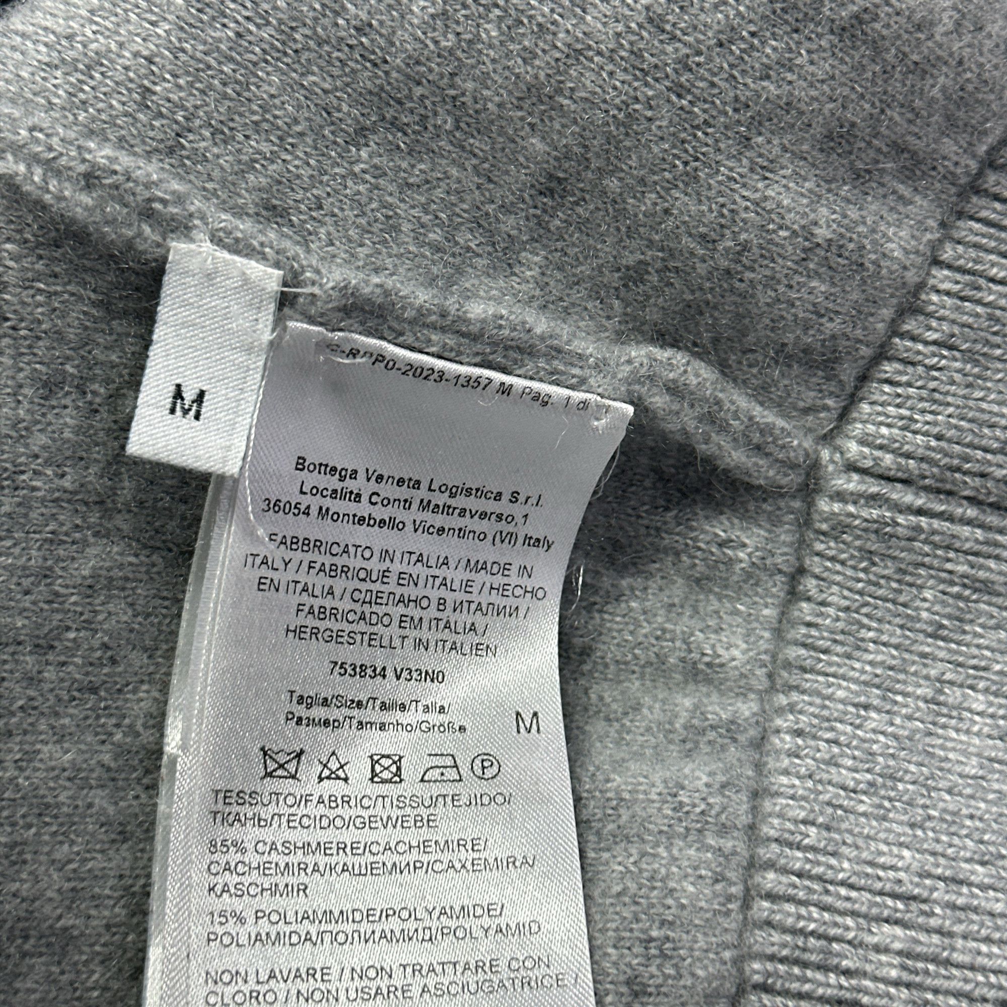 Bottega Veneta Bottega Veneta Cashmere Zip-Up Hoodie Size M Size US M / EU 48-50 / 2 - 5 Thumbnail
