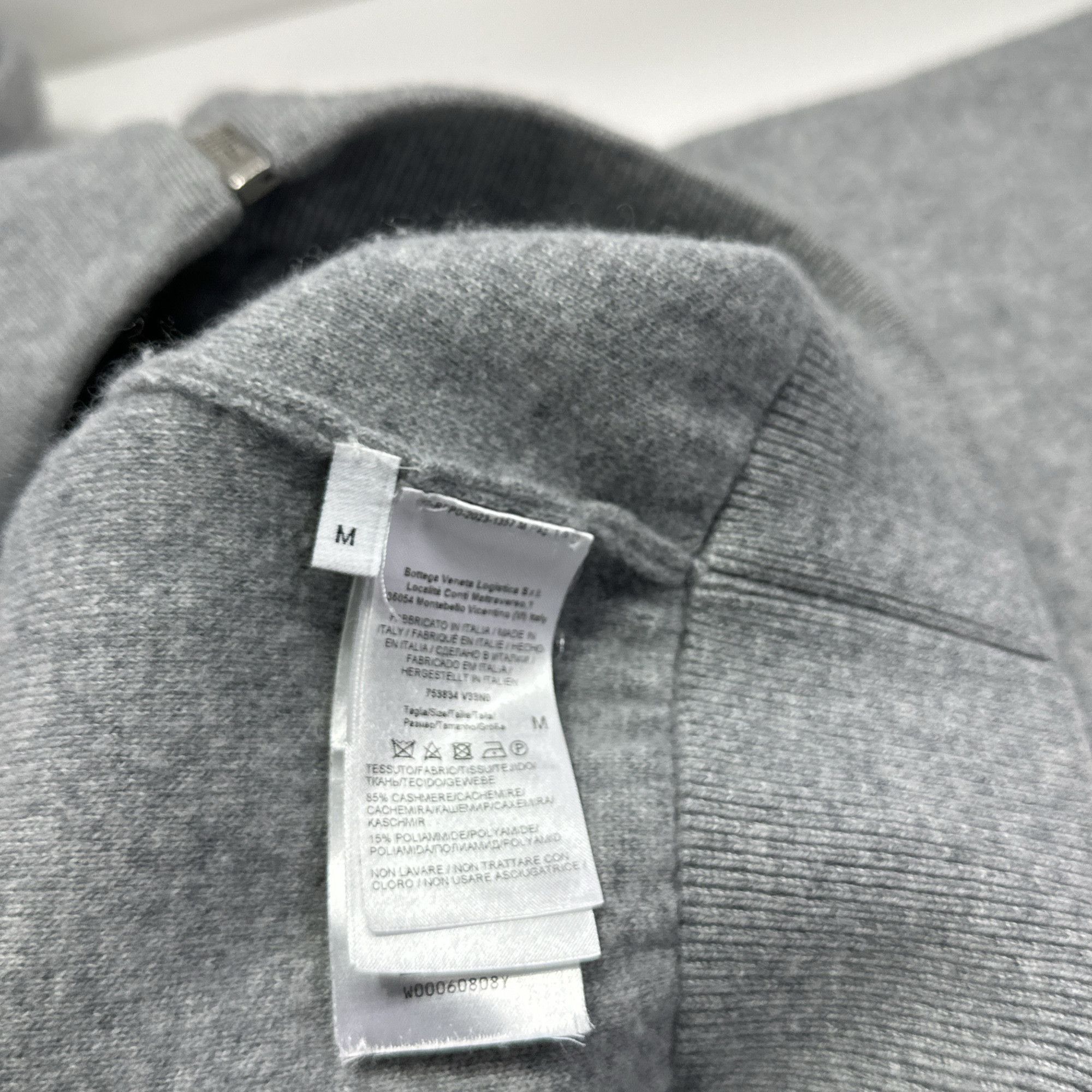 Bottega Veneta Bottega Veneta Cashmere Zip-Up Hoodie Size M Size US M / EU 48-50 / 2 - 4 Thumbnail