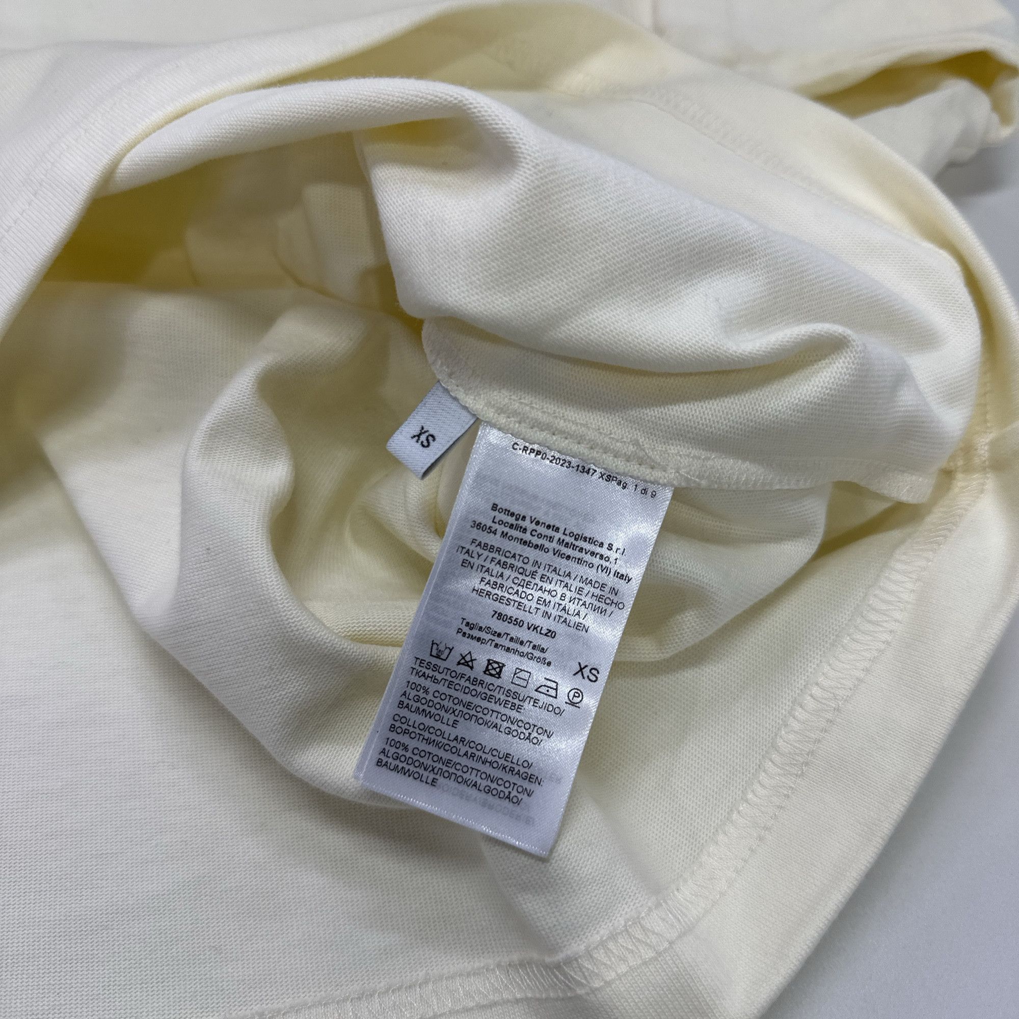 Bottega Veneta Bottega Veneta Cotton Logo Patch T-Shirt Size XS Size XS / US 0-2 / IT 36-38 - 5 Thumbnail