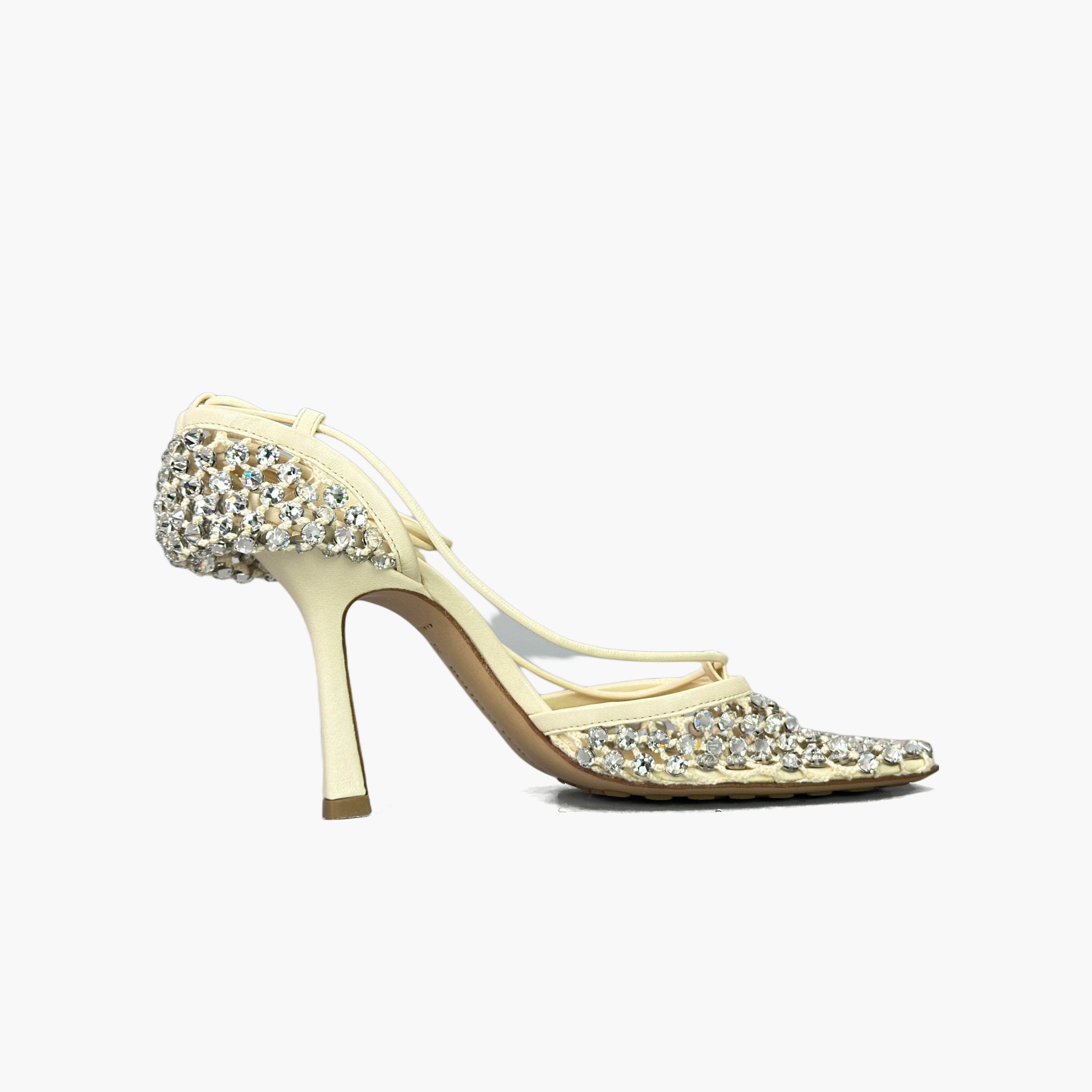 Bottega Veneta Bottega Veneta Crystal Stretch Sandals Size 36 Size US 6 / IT 36 - 2 Thumbnail