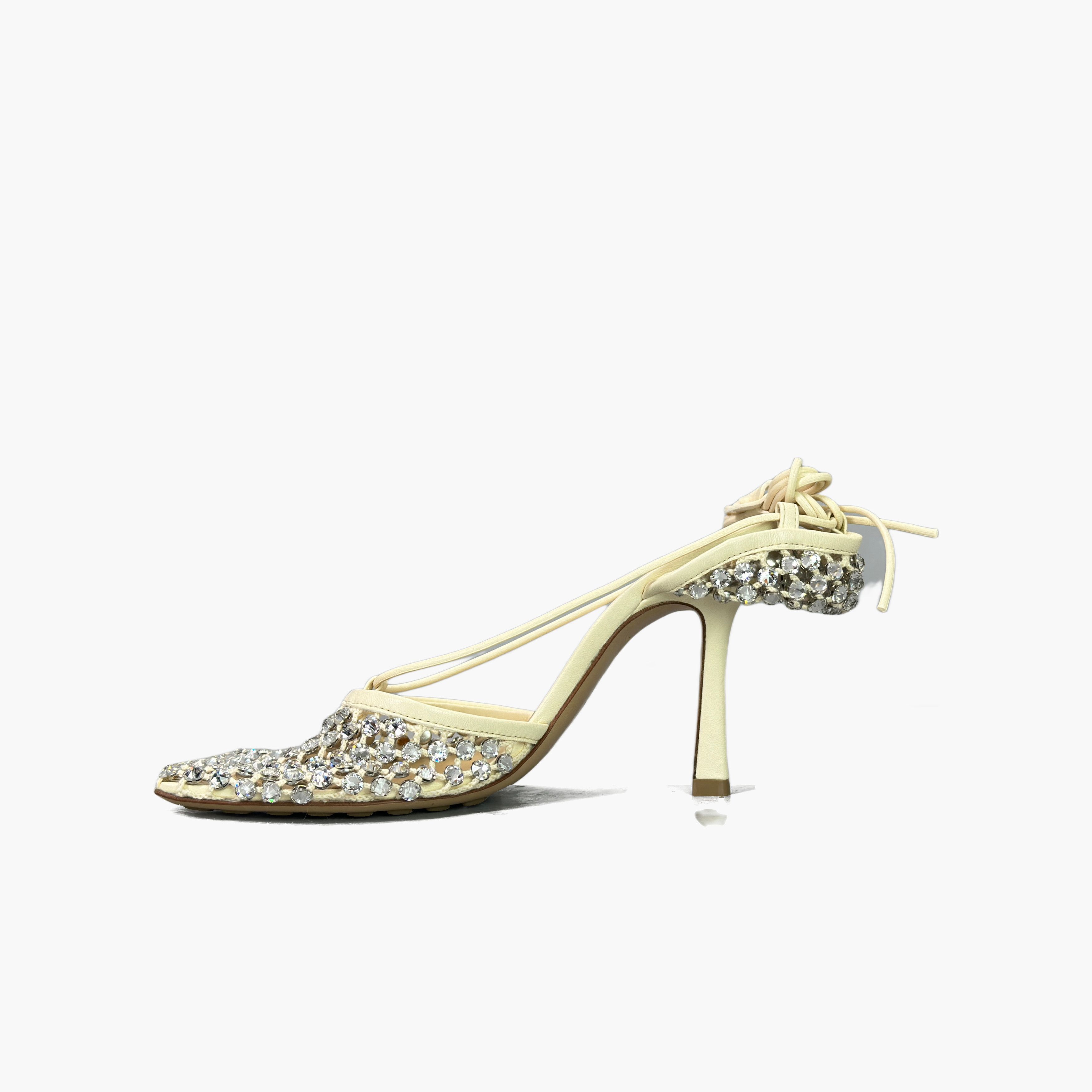 Bottega Veneta Bottega Veneta Crystal Stretch Sandals Size 36 Size US 6 / IT 36 - 3 Thumbnail