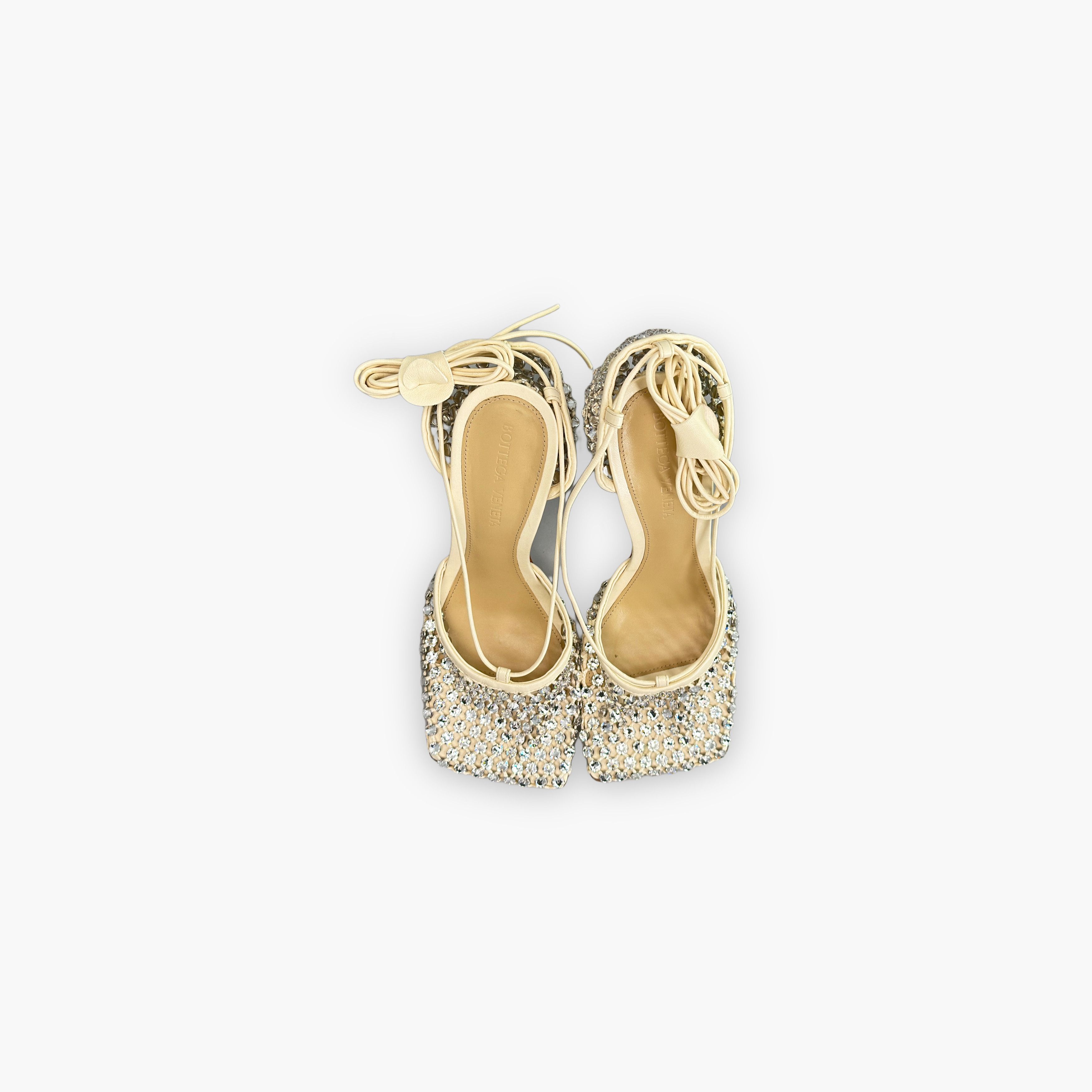 Bottega Veneta Bottega Veneta Crystal Stretch Sandals Size 36 Size US 6 / IT 36 - 9 Thumbnail