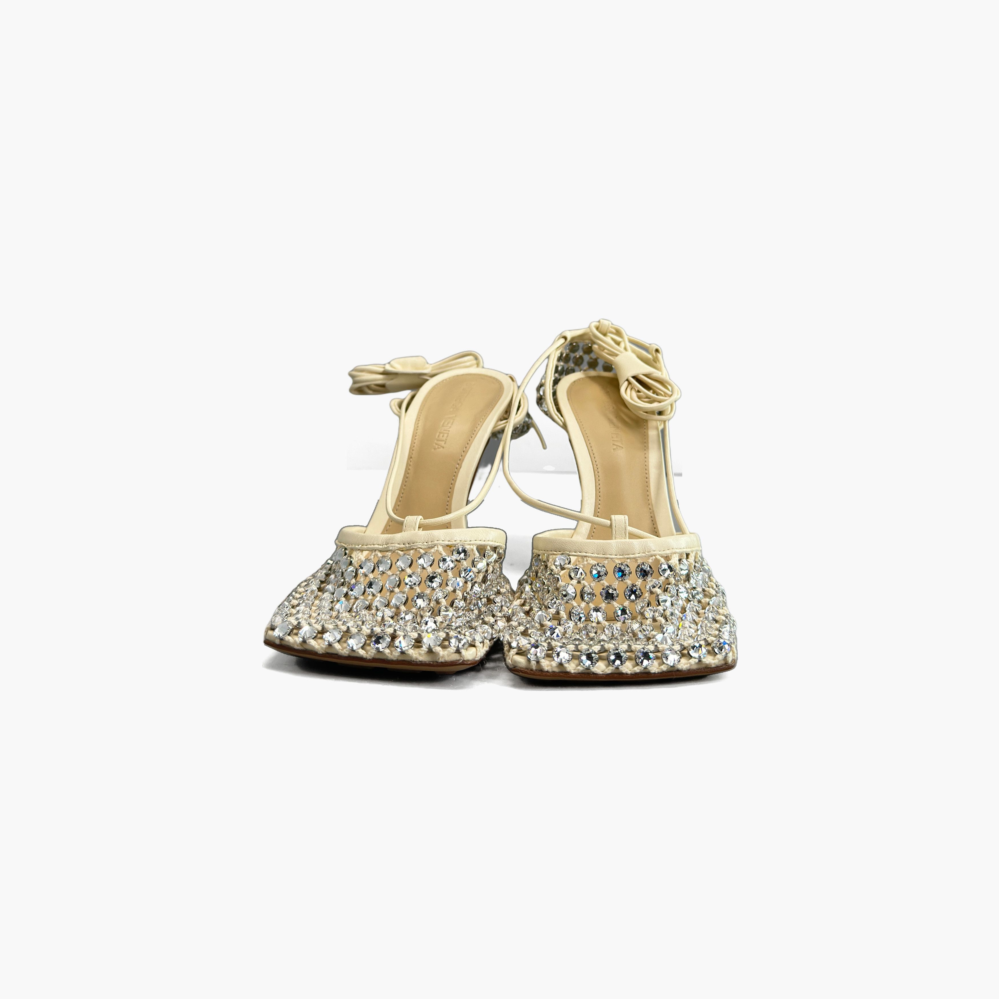 Bottega Veneta Bottega Veneta Crystal Stretch Sandals Size 36 Size US 6 / IT 36 - 5 Thumbnail
