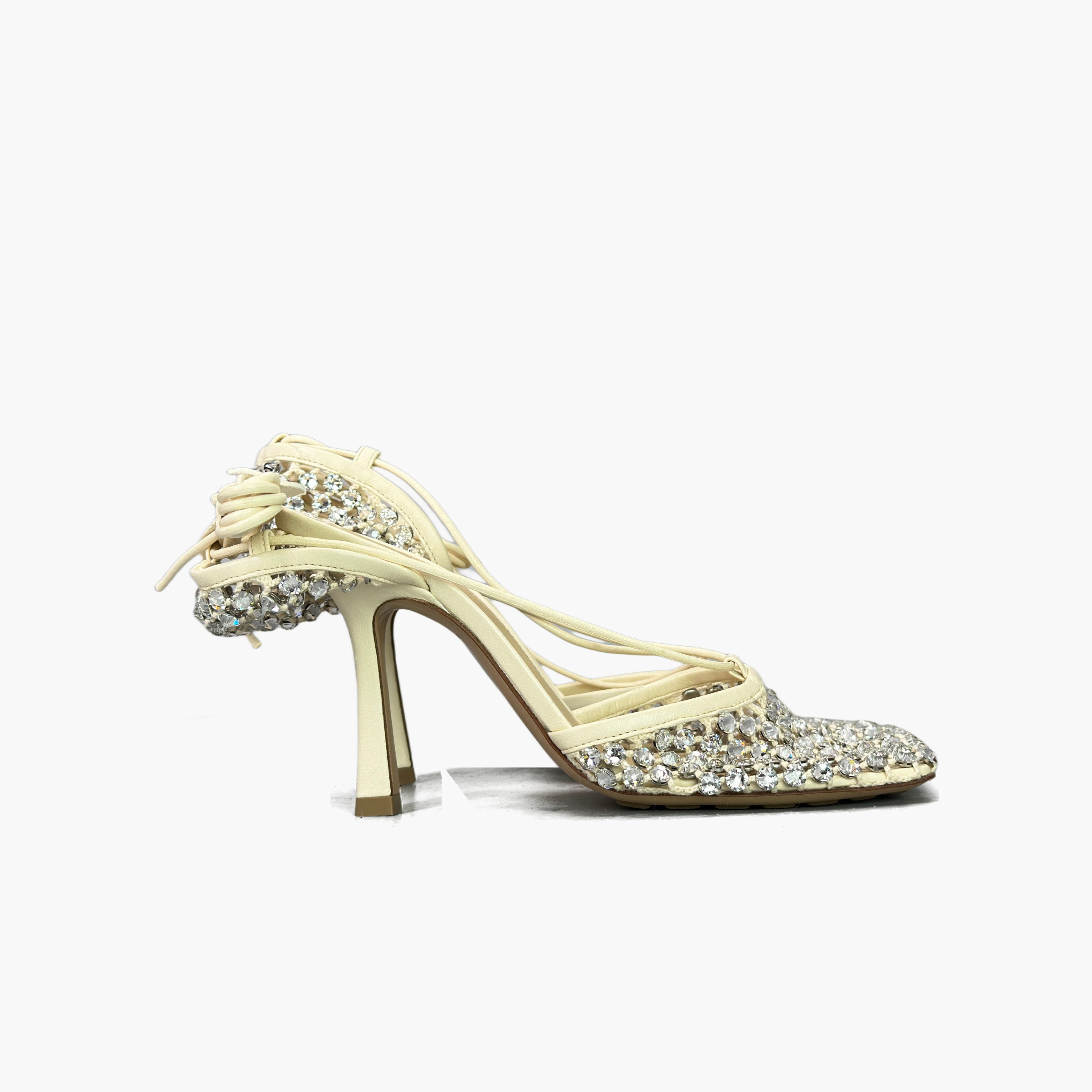 Bottega Veneta Bottega Veneta Crystal Stretch Sandals Size 36 Size US 6 / IT 36 - 4 Thumbnail