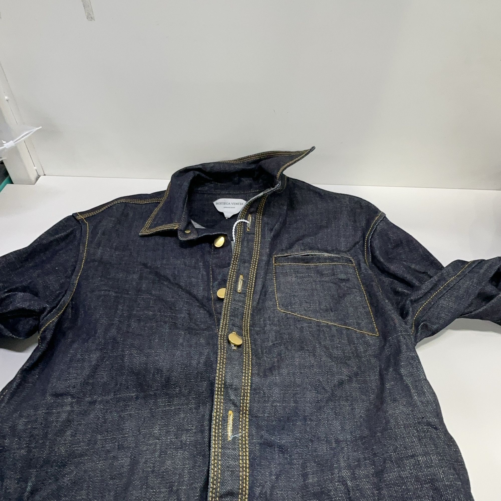 Bottega Veneta Bottega Veneta Denim Button Up Shirt Size 36 Size XS / US 0-2 / IT 36-38 - 10 Thumbnail