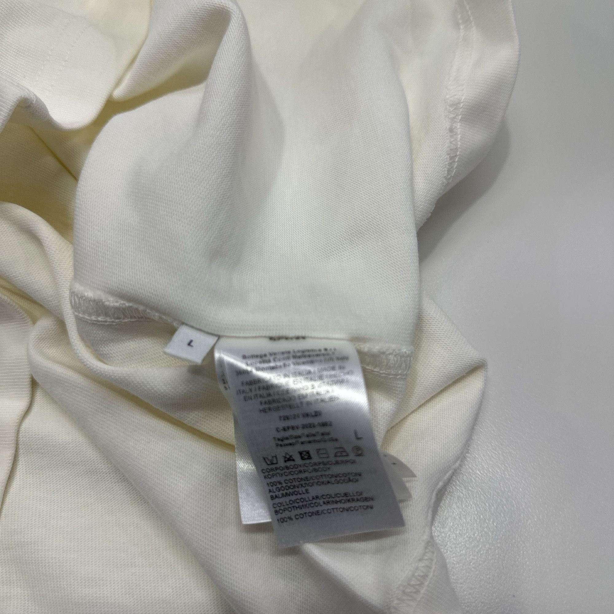 Bottega Veneta Bottega Veneta Mock Neck Cotton T-Shirt Size L Size US L / EU 52-54 / 3 - 5 Thumbnail