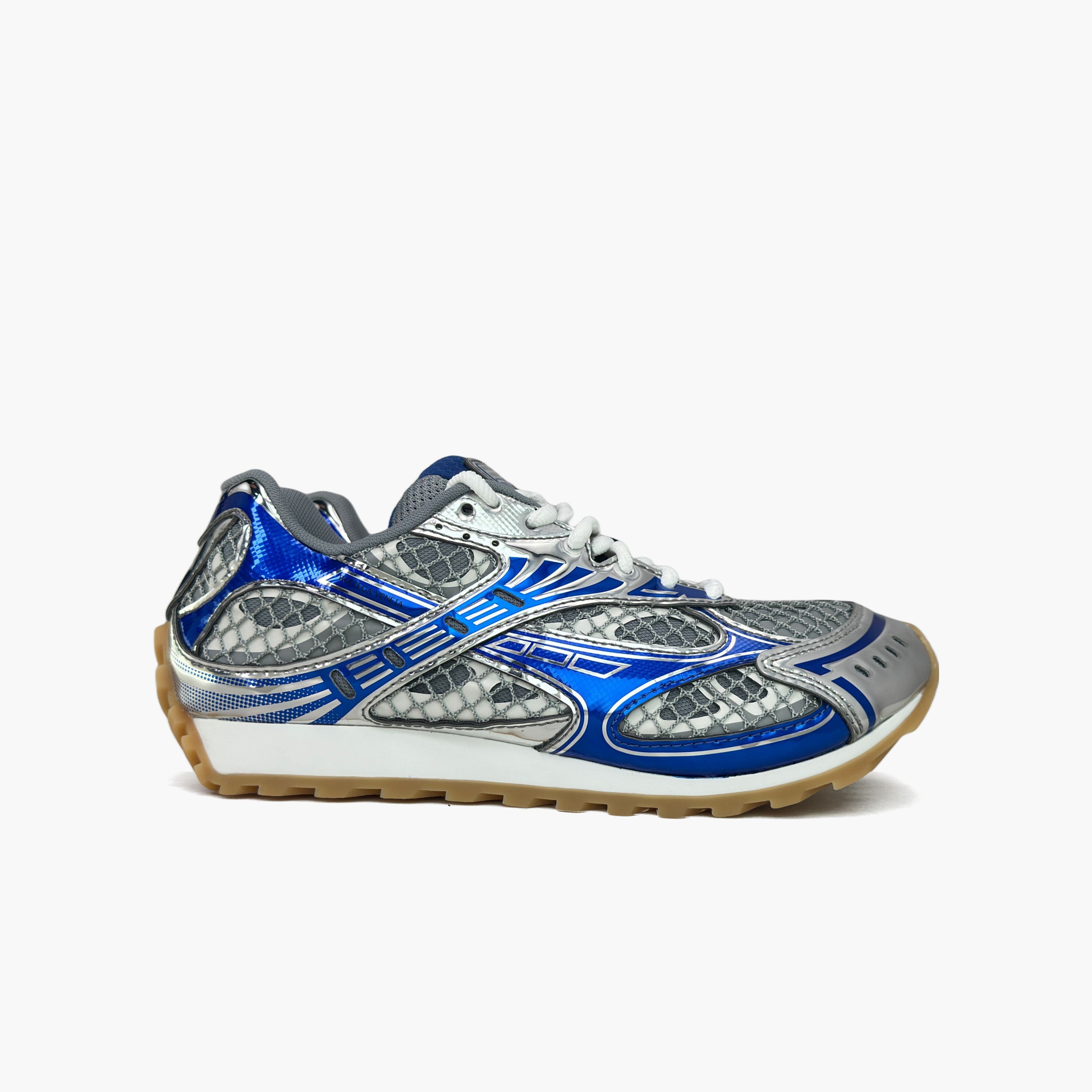 Bottega Veneta Bottega Veneta Orbit Low-Top Sneakers Silver Size 37 Size US 7 / IT 37 - 4 Thumbnail