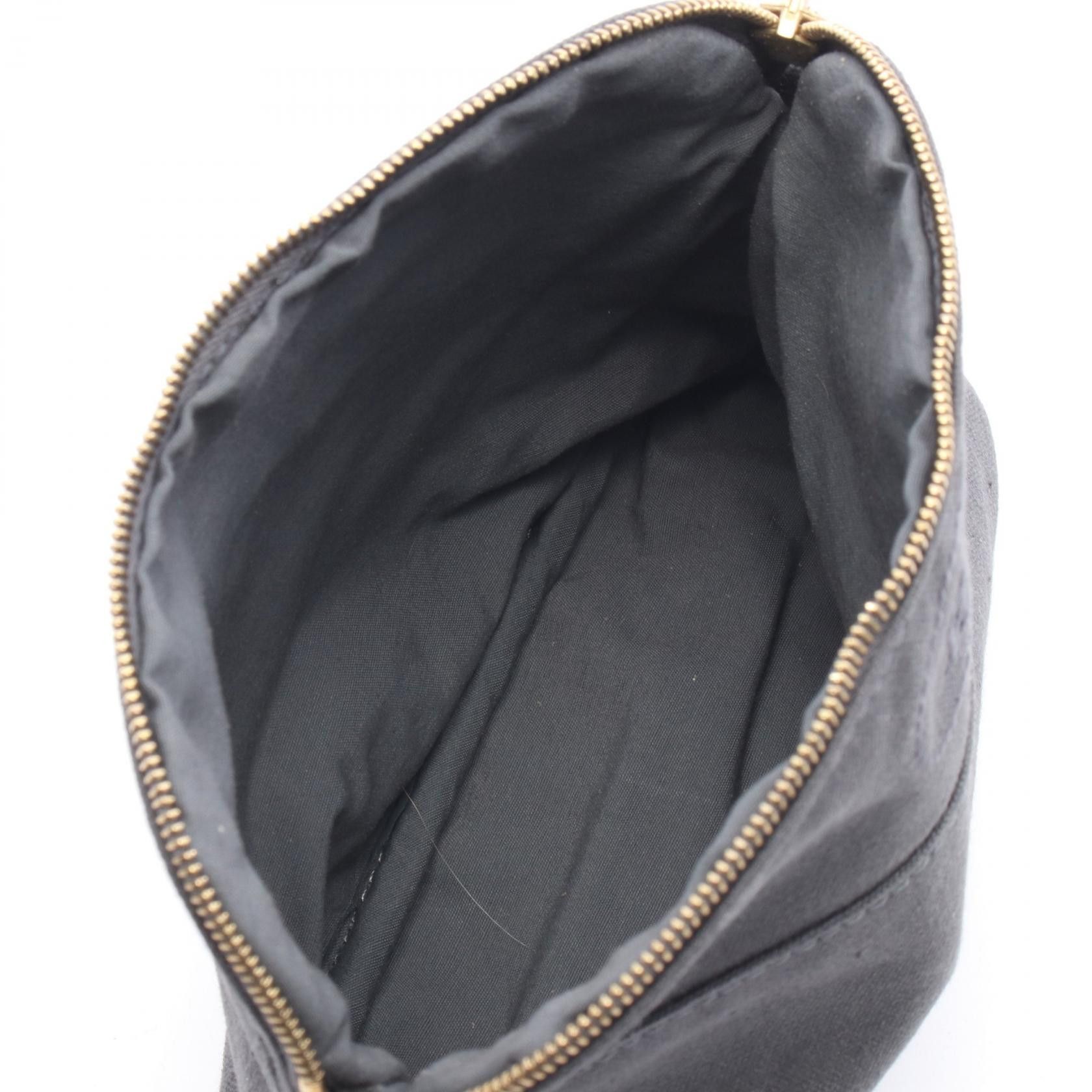 Hermes Hermes Hermes BolidePouch20 Canvas Leather Pouch Leather Vanity Bag DUTY FREE for USA Size ONE SIZE - 3 Thumbnail