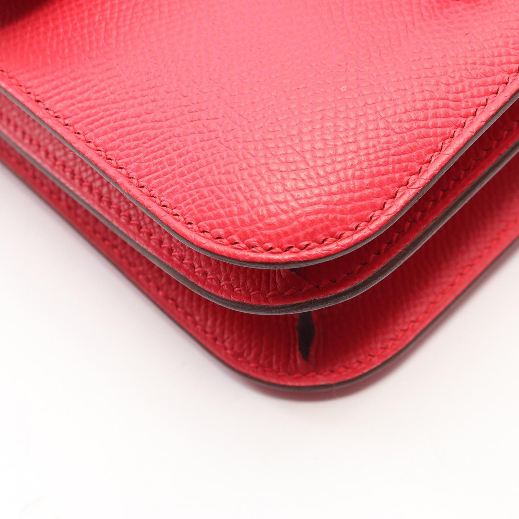 Hermes Hermes Hermes Constance3 Mini Matte Alligator Veau Epsom Shoulder Bag Leather Shoulder Bag Z DUTY FREE for USA Size ONE SIZE - 7 Thumbnail