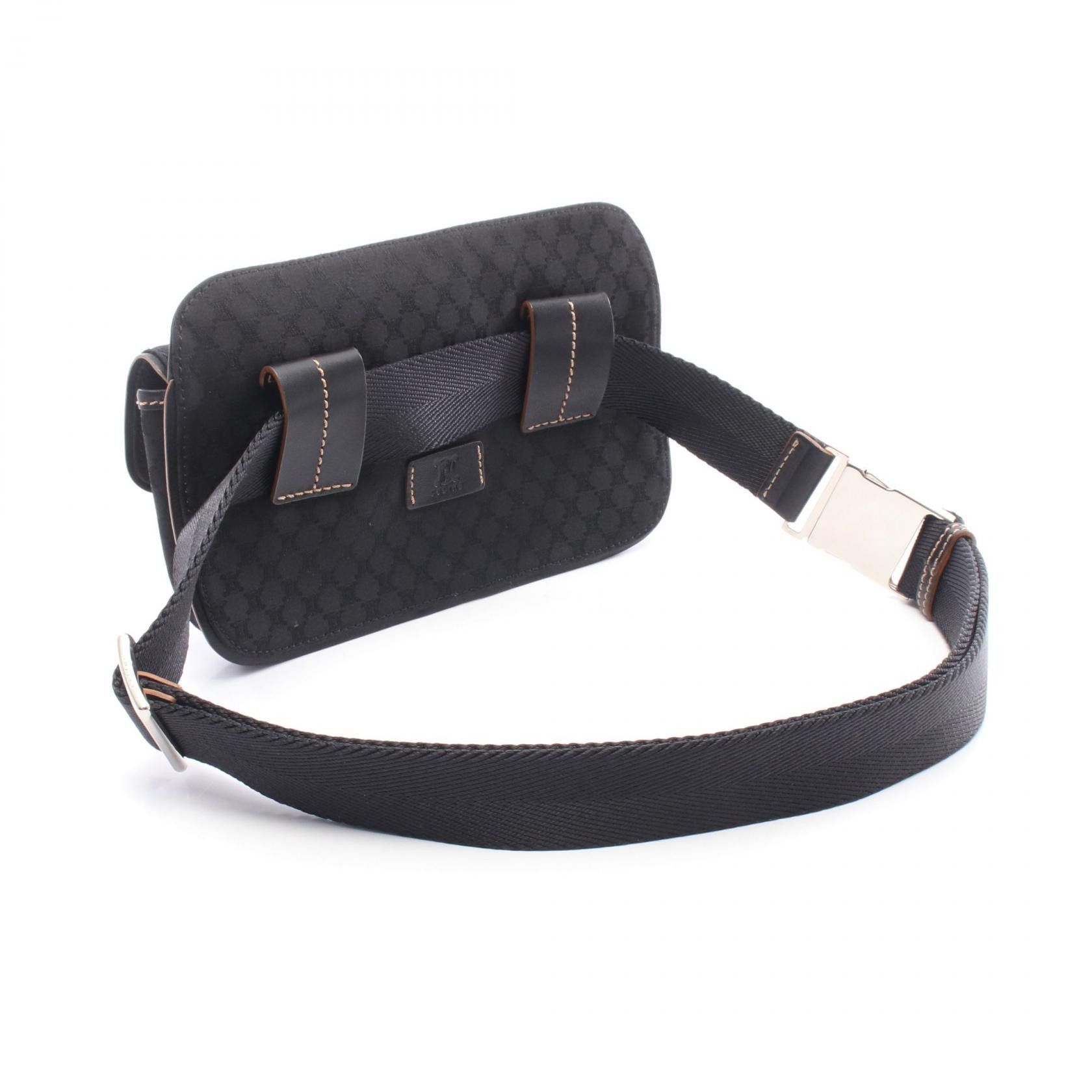 Celine Celine CELINE Macadam Canvas Leather Waist Bag Leather Belt Bag DUTY FREE for USA Size ONE SIZE - 2 Thumbnail
