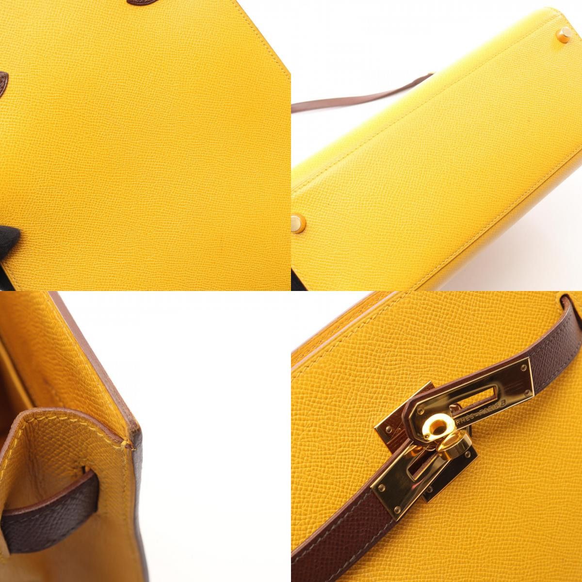 Hermes Hermes Hermes Kelly Sport MM Calfskin Shoulder Bag Leather Shoulder Bag Stamp Y (1995) DUTY FREE for USA Size ONE SIZE - 10 Thumbnail