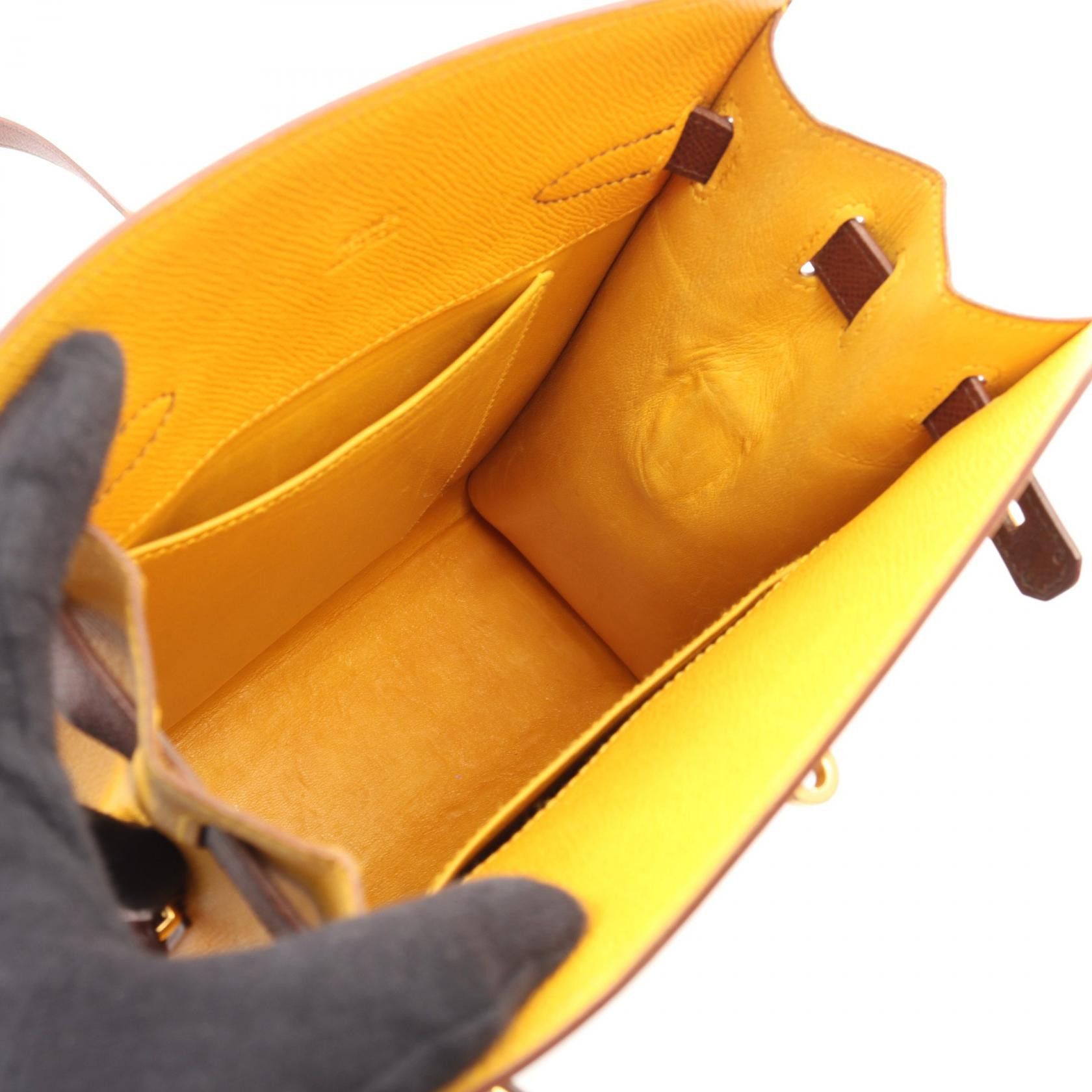 Hermes Hermes Hermes Kelly Sport MM Calfskin Shoulder Bag Leather Shoulder Bag Stamp Y (1995) DUTY FREE for USA Size ONE SIZE - 3 Thumbnail
