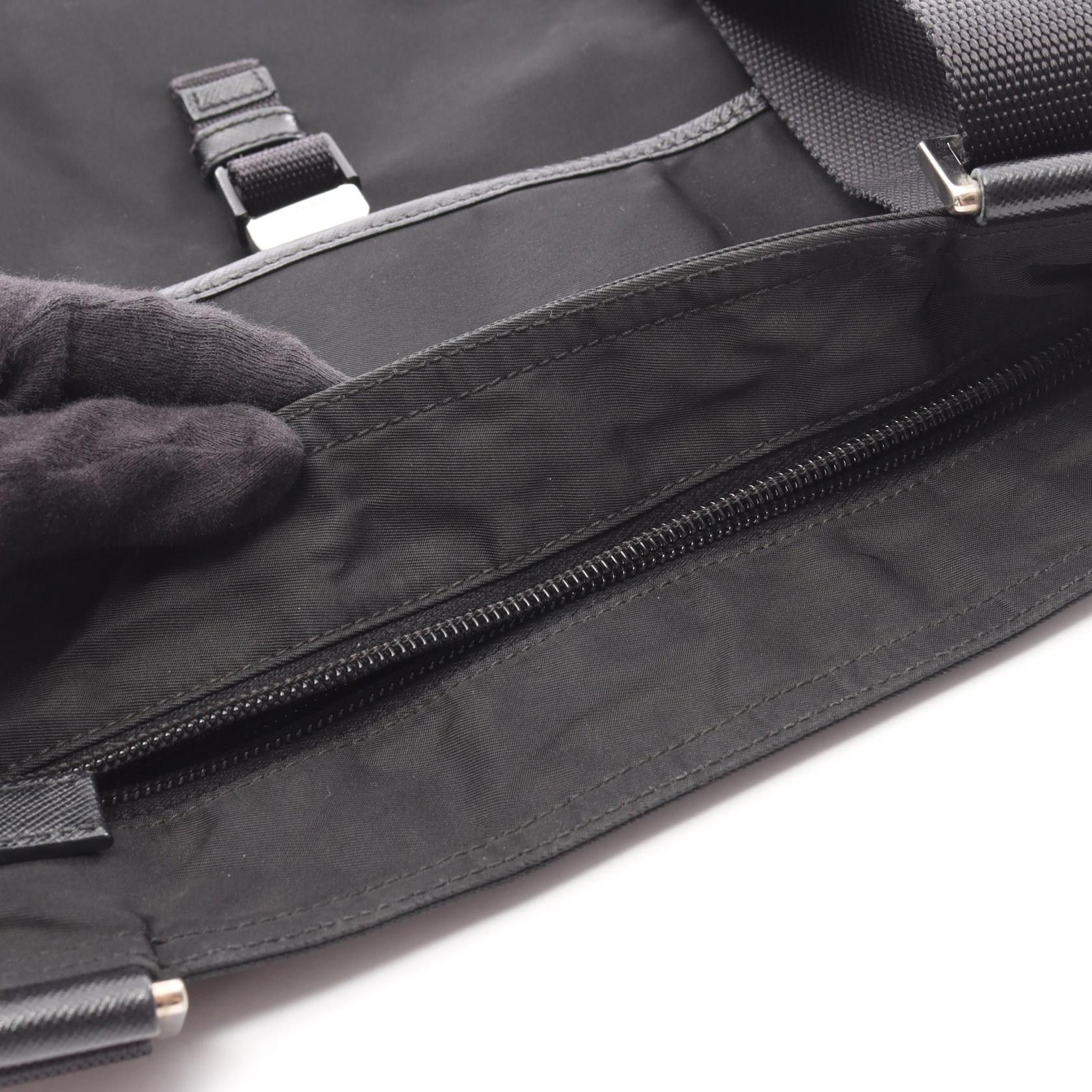 Prada Prada Prada VIAGGIO Nylon Saffiano Leather Shoulder Bag Textile Shoulder Bag VA0269 DUTY FREE for USA Size ONE SIZE - 6 Thumbnail