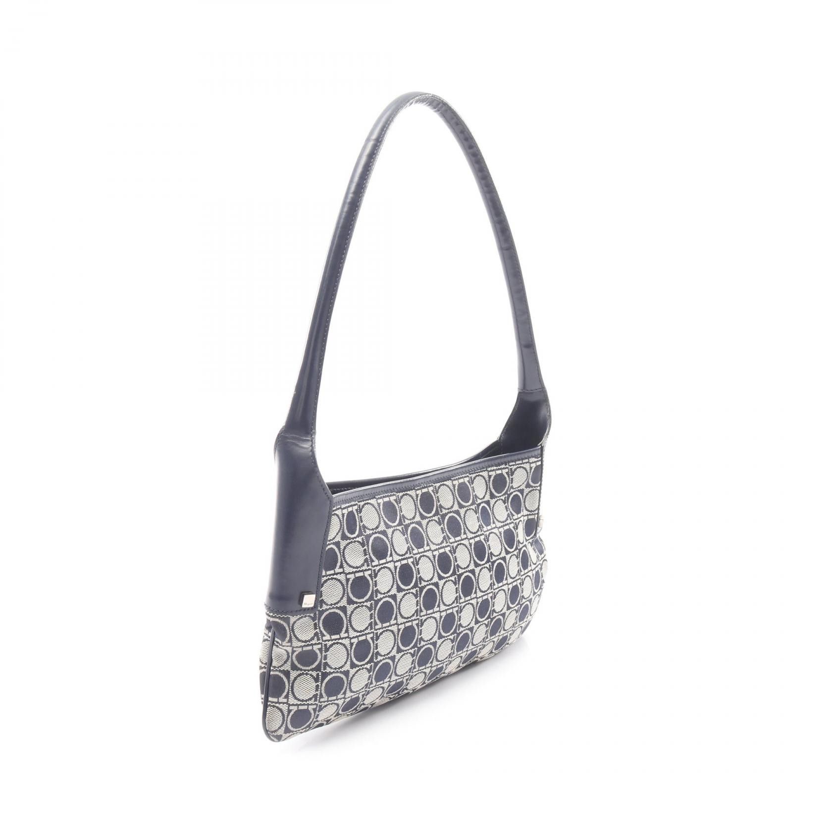 Salvatore Ferragamo Salvatore Ferragamo Salvatore Ferragamo Canvas Leather Shoulder Bag Textile Shoulder Bag DUTY FREE for USA Size ONE SIZE - 2 Thumbnail